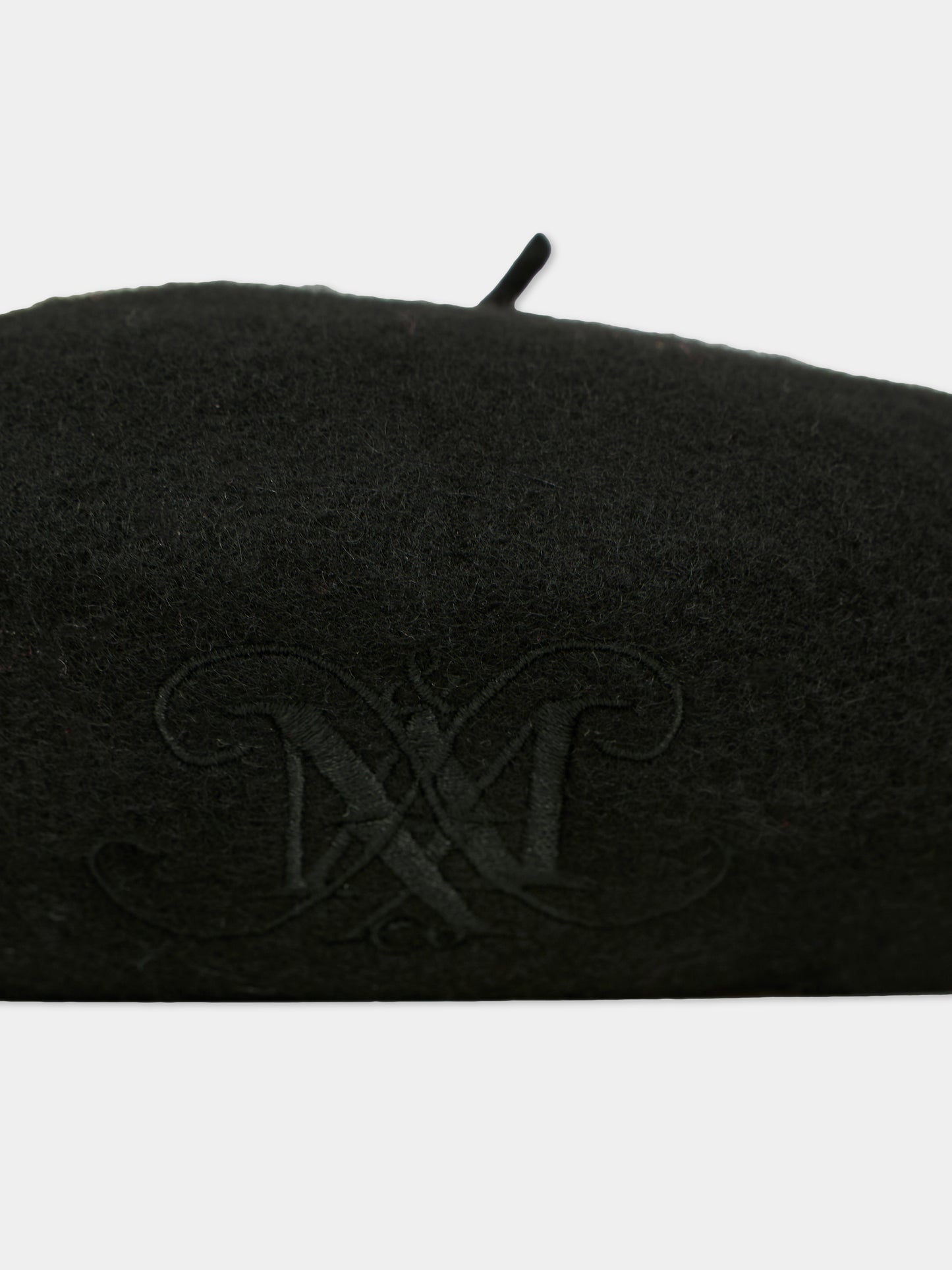 Basco nero per bambina con logo,Max&co,MX0245-MX00L-MX900