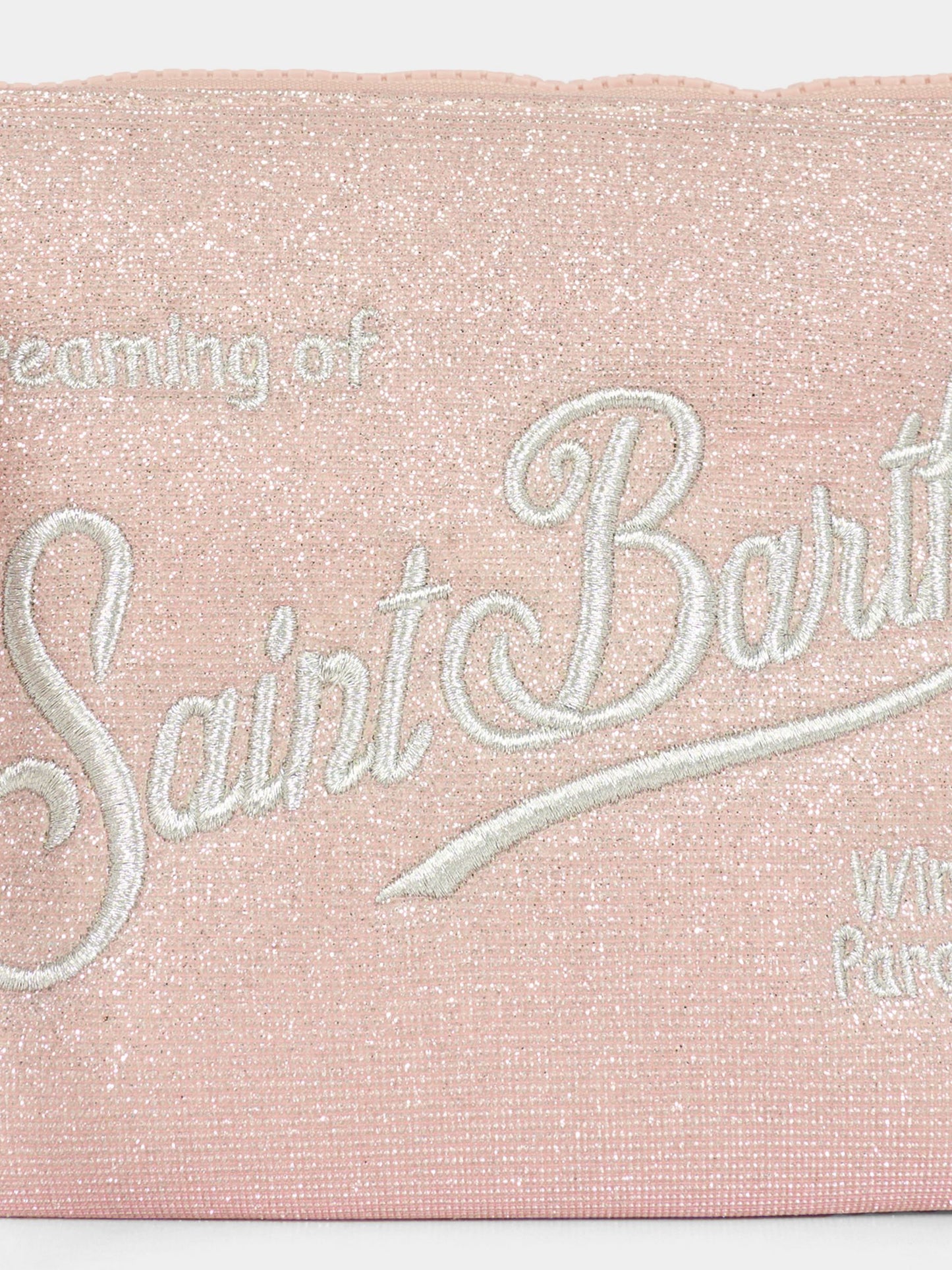 Pochette Aline rosa per bambina con logo e paillettes,Mc2 Saint Barth,ALI0026 - 00242I