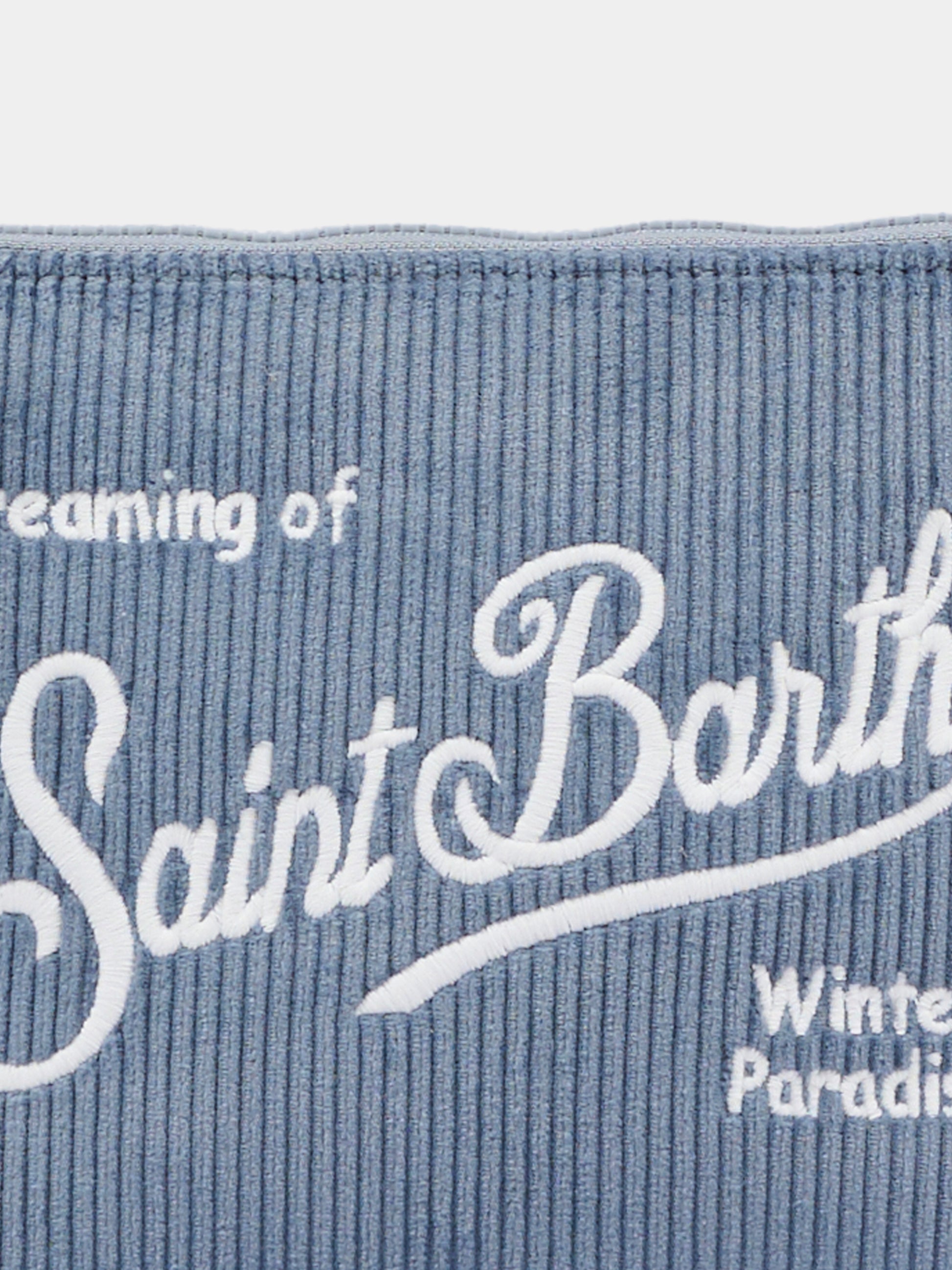 Pochette Aline celeste per bambina con logo,Mc2 Saint Barth,ALI0024 - 00299I