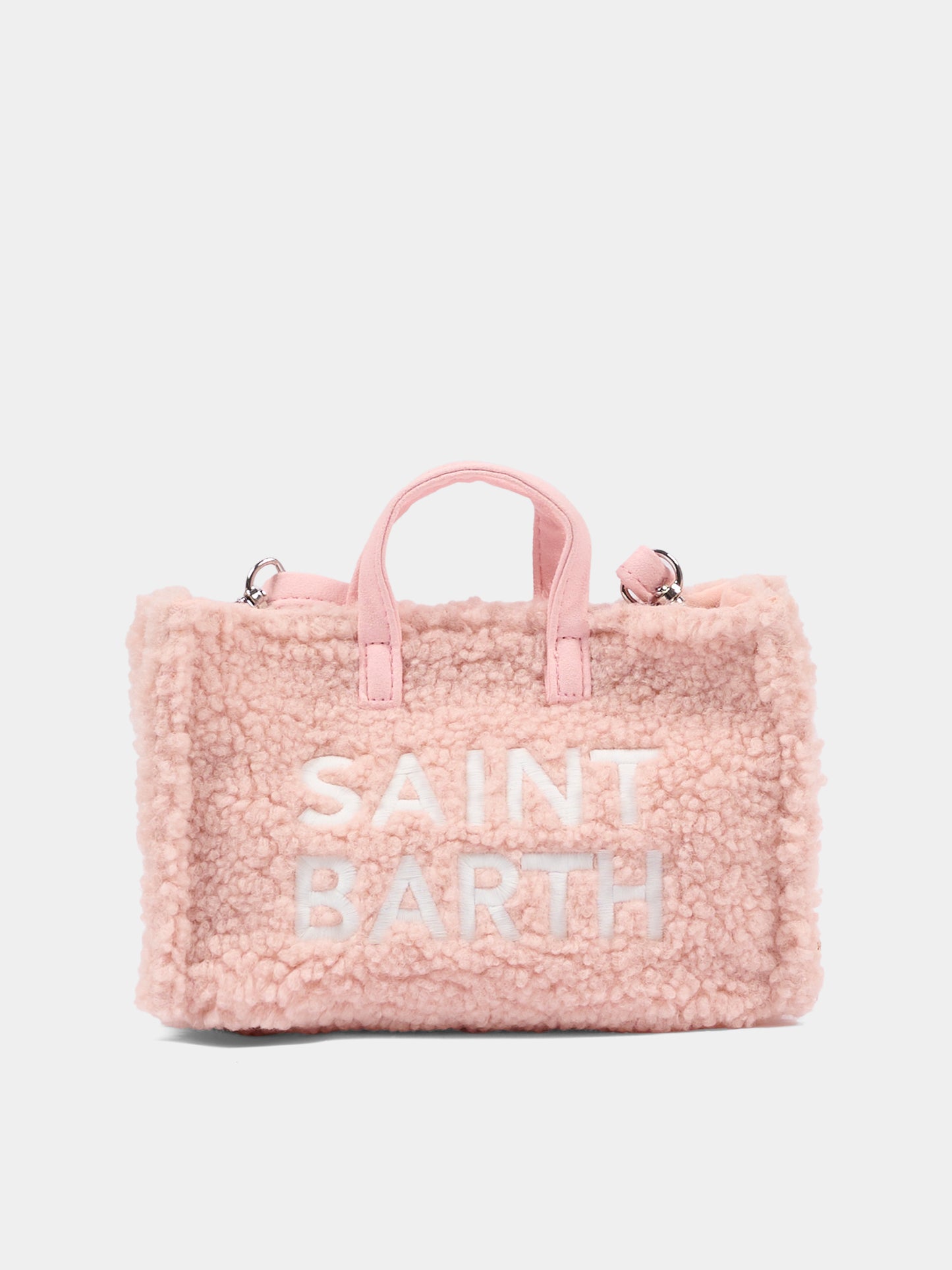 Borsa porta cellulare rosa per bambina con logo,Mc2 Saint Barth,PHONE004 - 01494I