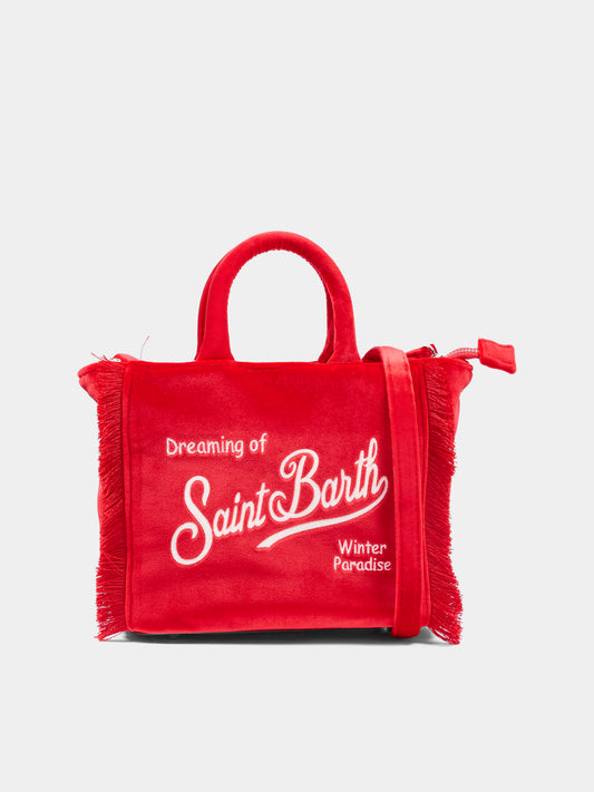 Borsa Vanity Mini rossa per bambina con logo,Mc2 Saint Barth,VAMI027 - 01325I