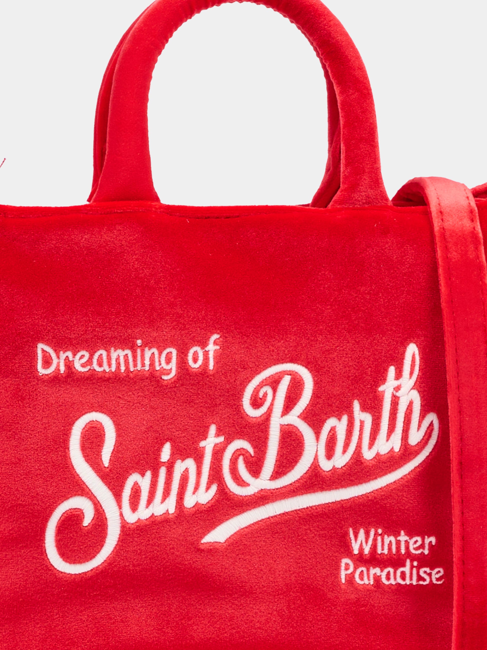 Borsa Vanity Mini rossa per bambina con logo,Mc2 Saint Barth,VAMI027 - 01325I
