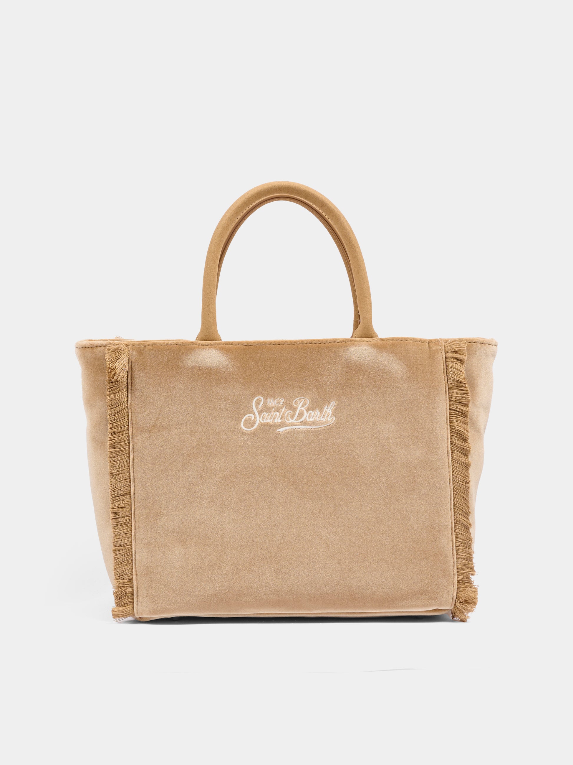 Borsa Colette beige per bambina con logo,Mc2 Saint Barth,COL0038 - 00296I