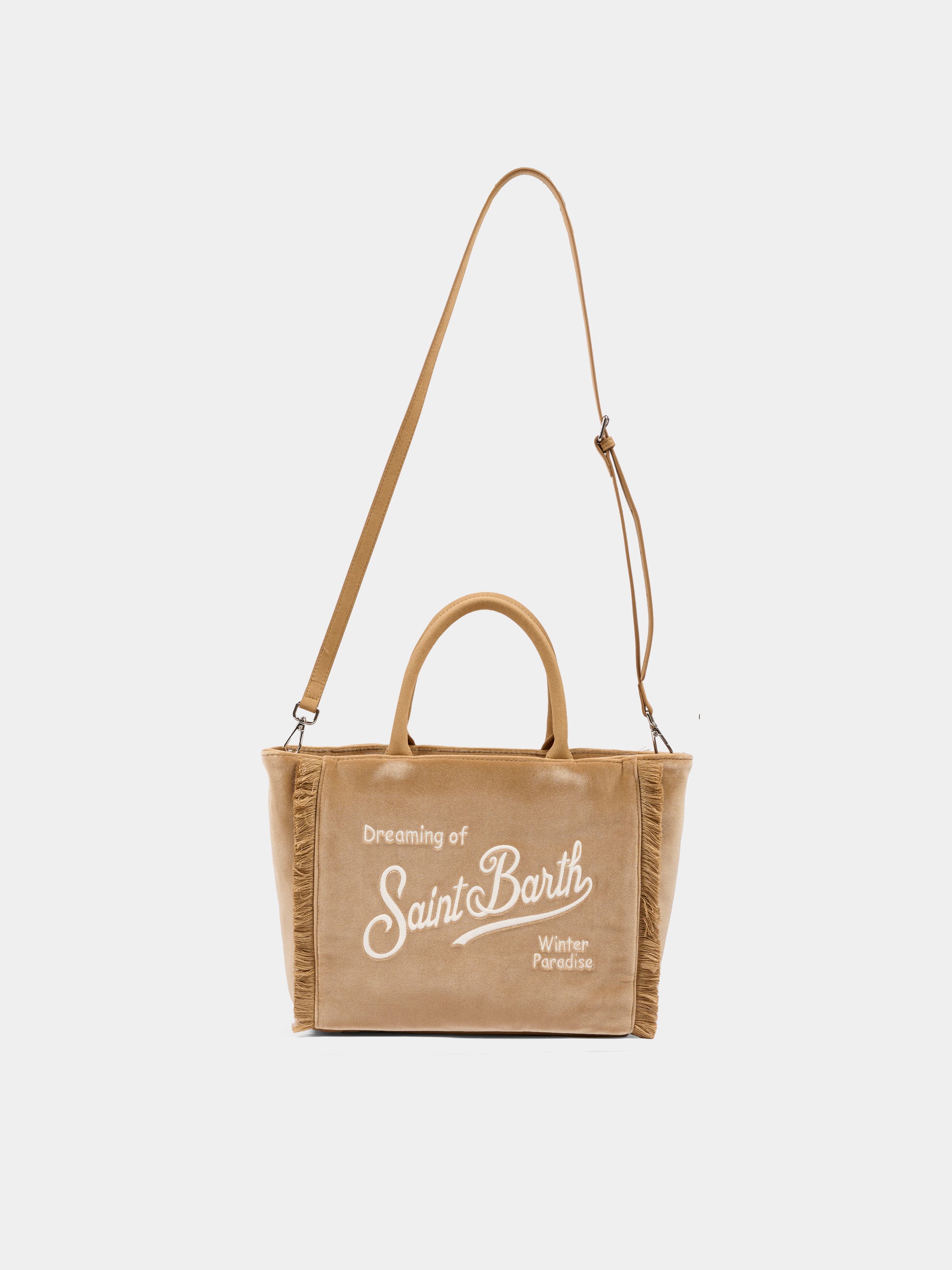 Borsa Colette beige per bambina con logo,Mc2 Saint Barth,COL0038 - 00296I