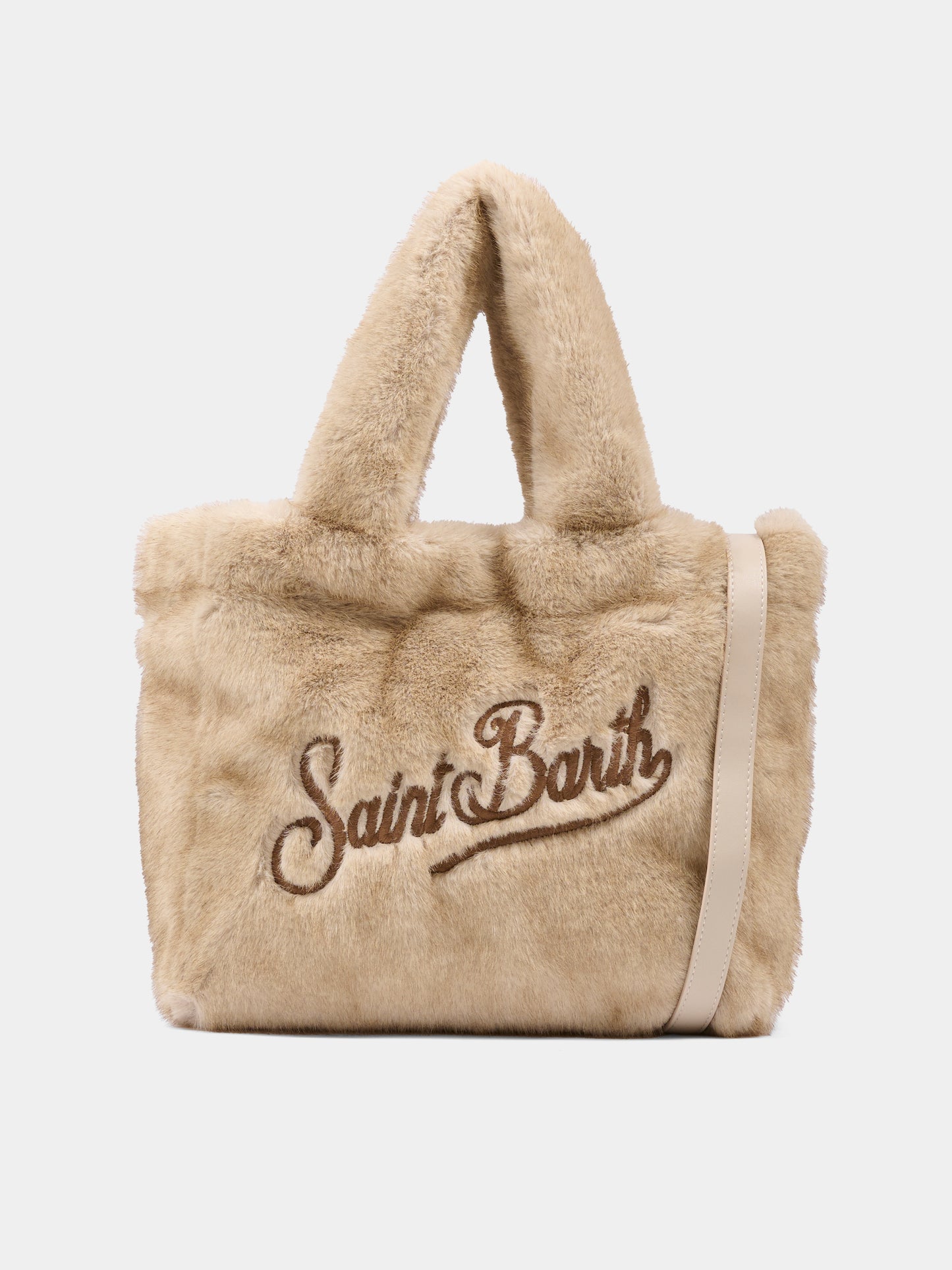 Borsa Colette beige per bambina con logo,Mc2 Saint Barth,COL0033 - 00289I