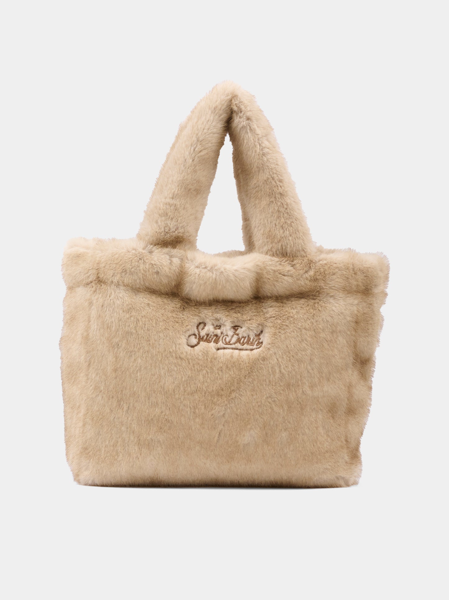 Borsa Colette beige per bambina con logo,Mc2 Saint Barth,COL0033 - 00289I
