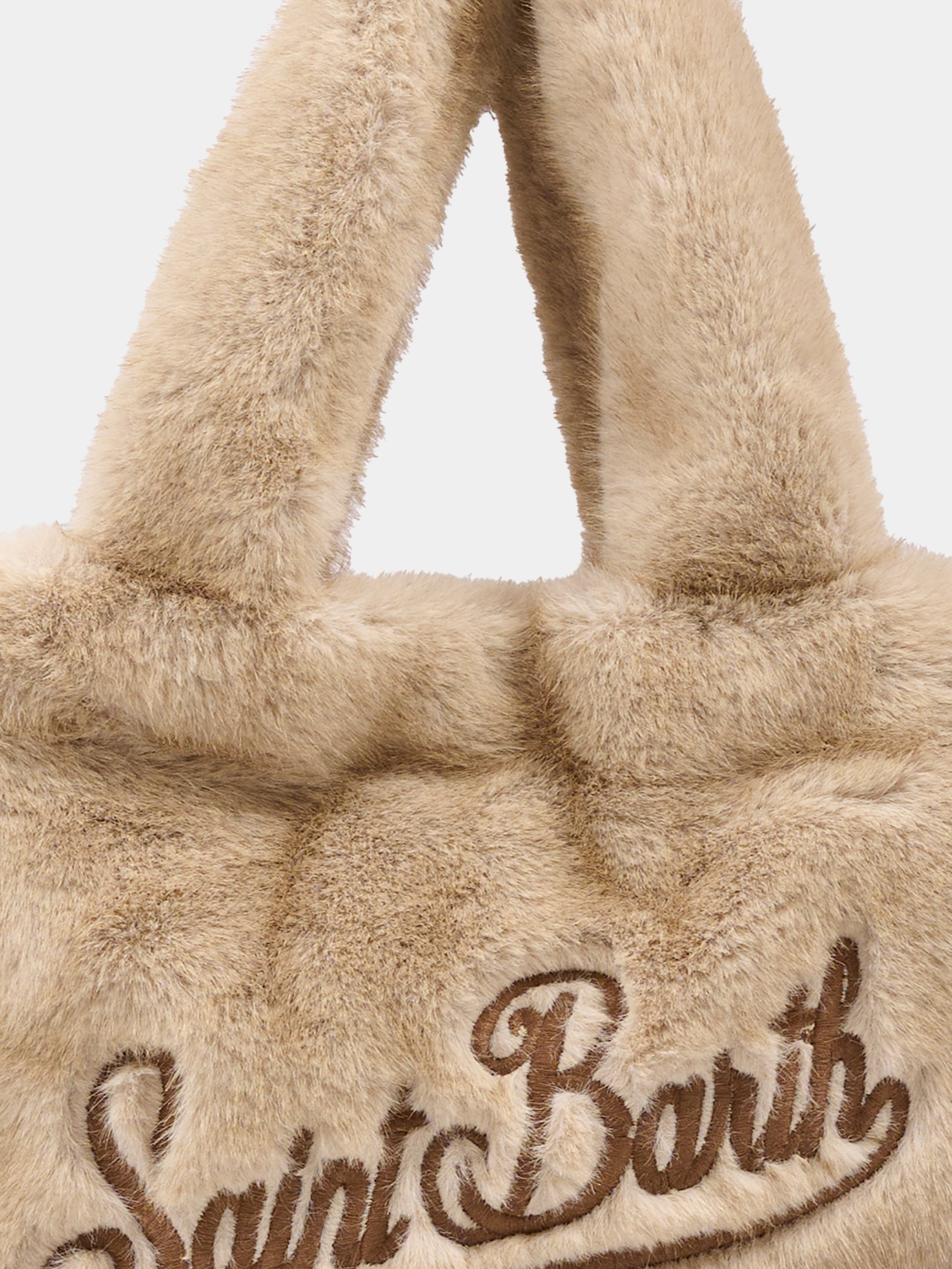 Borsa Colette beige per bambina con logo,Mc2 Saint Barth,COL0033 - 00289I