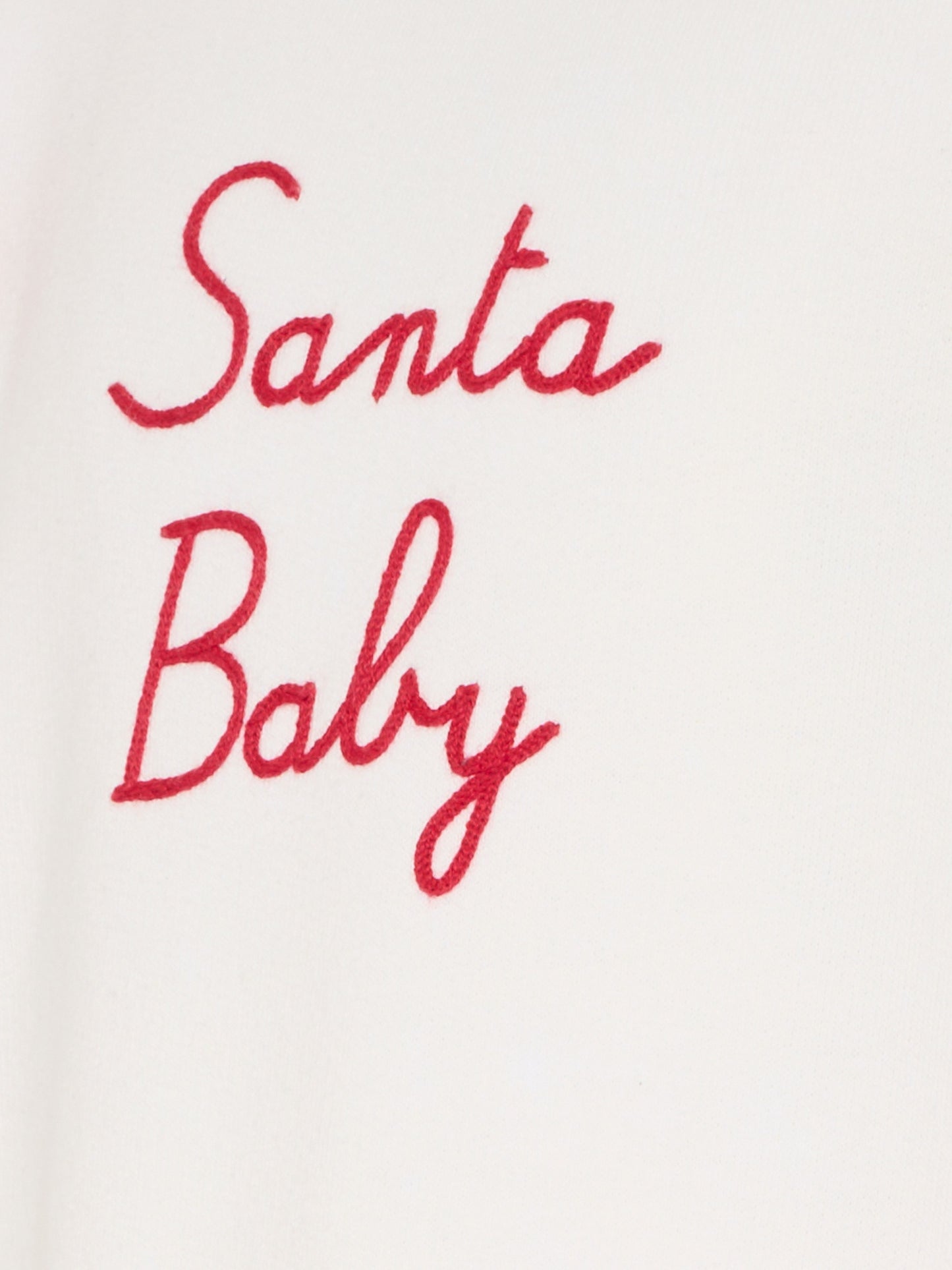 Felpa bianca per bambini con omino pan di zenzero,Mc2 Saint Barth,BRN0002 - 01461I