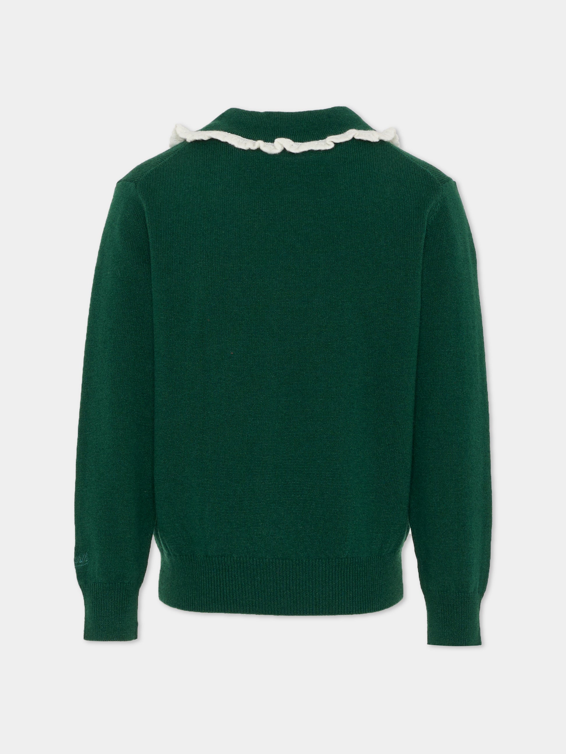 Maglione verde per bambina con Snoopy,Mc2 Saint Barth,ALB001 - 02231I