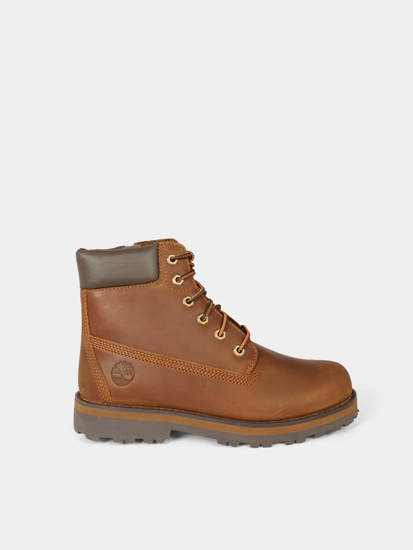 Anfibi Courma marroni per bambini con logo,Timberland,TB0A28VX3581