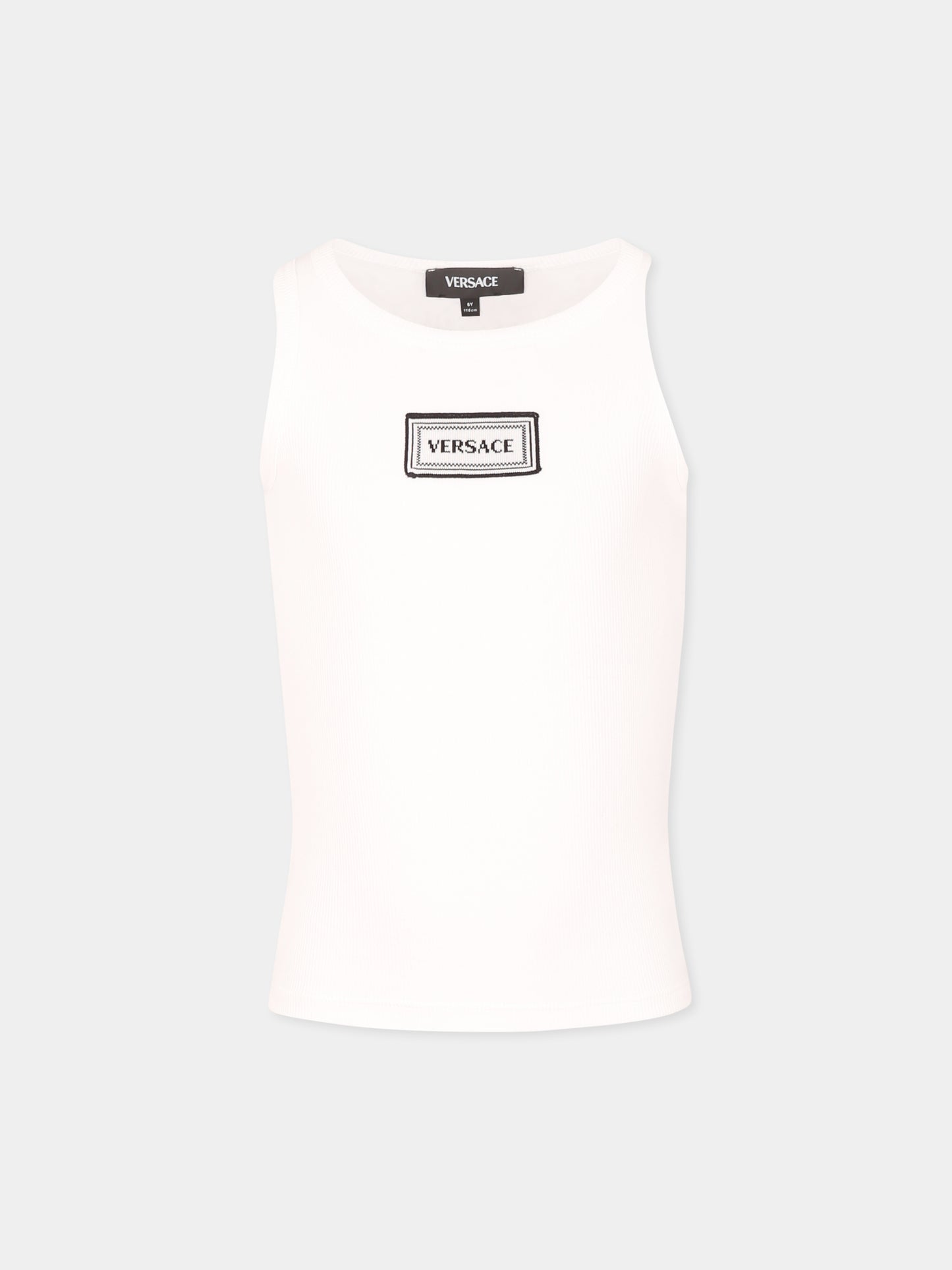 Multicolor tank top set for boy with logo