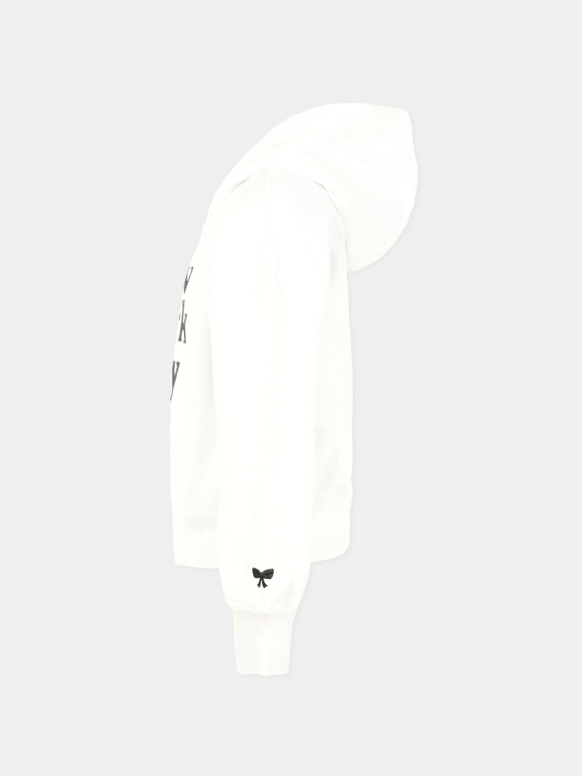 Felpa bianca per bambina con scritta,Abercrombie & Fitch,AF43AH82 43AH82 W1T