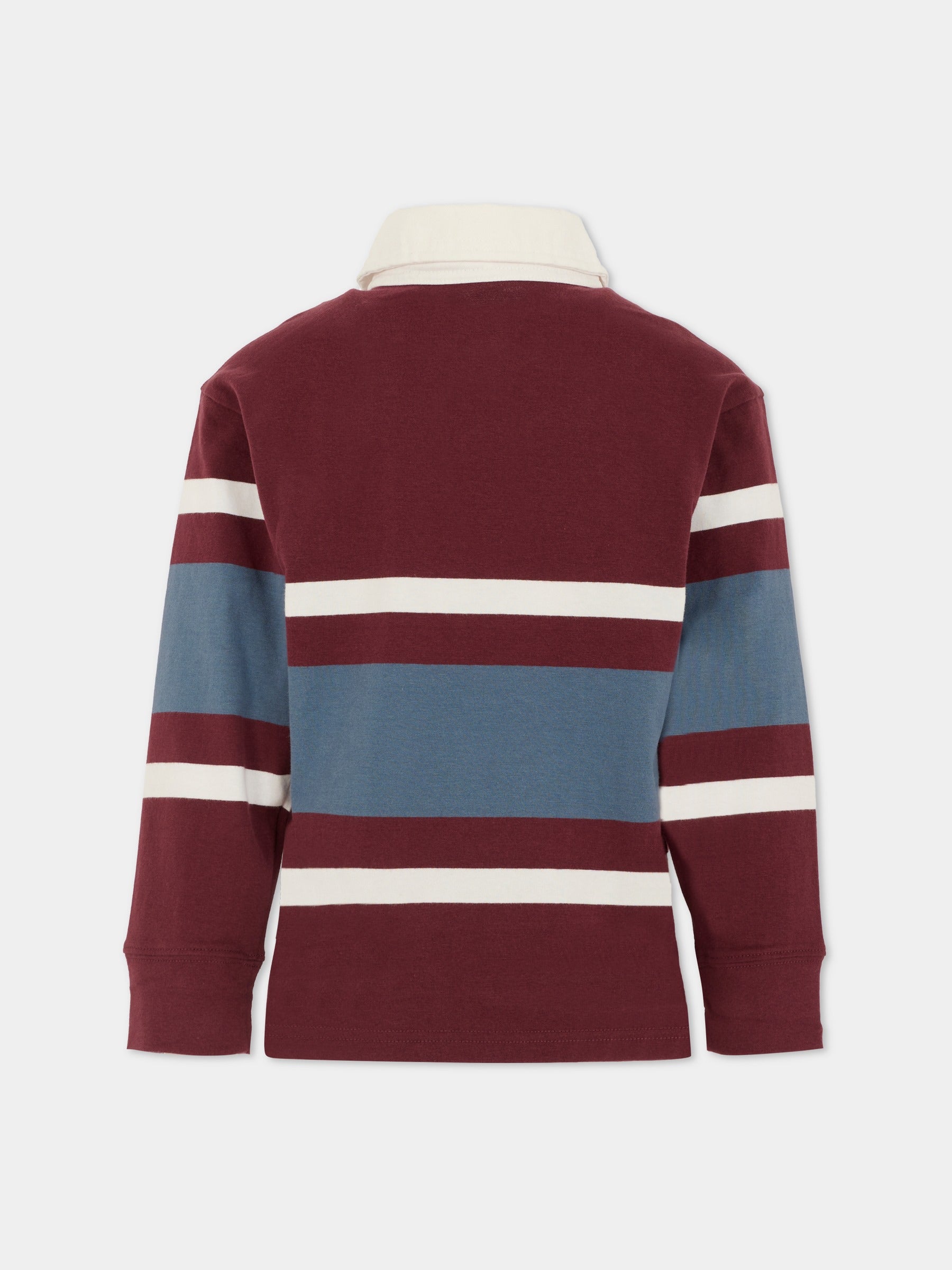 Polo bordeaux per bambino con patch,Abercrombie & Fitch,AF93AF41 93AF41 P4U