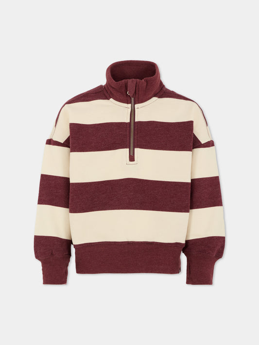 Felpa bordeaux per bambina,Abercrombie & Fitch,AF43AG26 43AG26 P4U