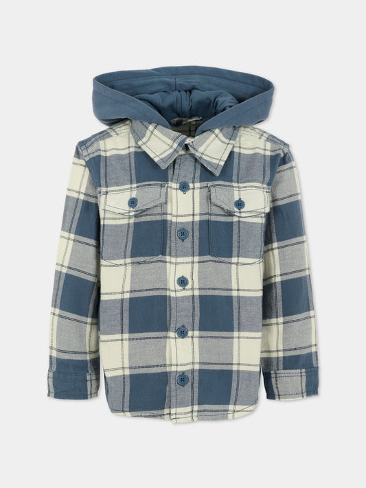 Camicia blu per bambino,Abercrombie & Fitch,AF93AF72 93AF72 C1E
