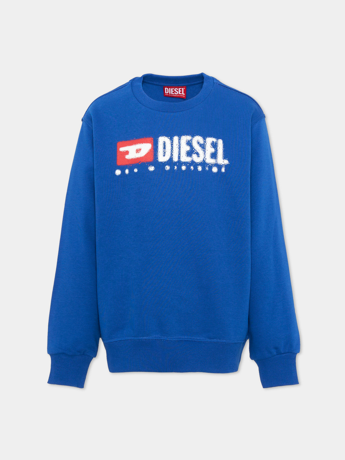 Blue sweatshirt for boy with logo