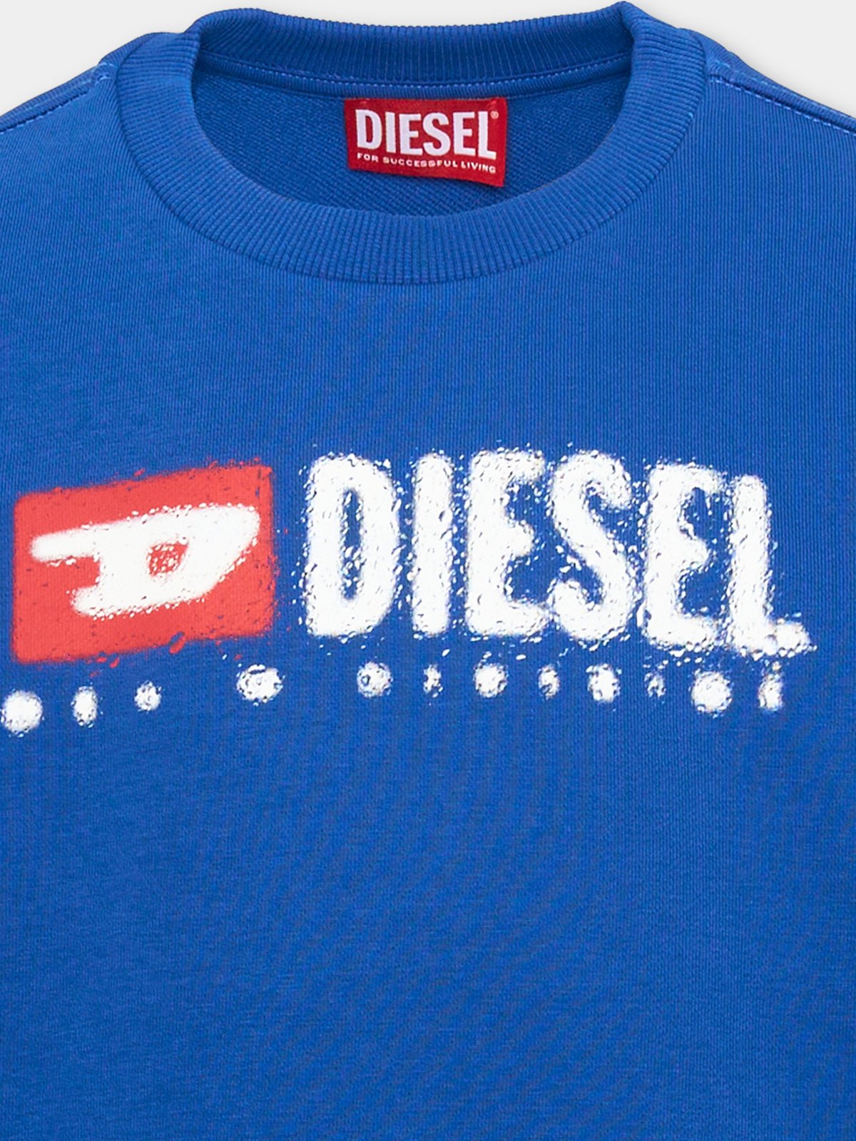 Blue sweatshirt for boy with logo