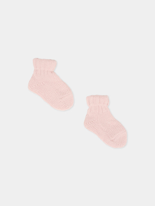 Calzini rosa per neonata,J.o. Milano,569Z2 ROSA BABY