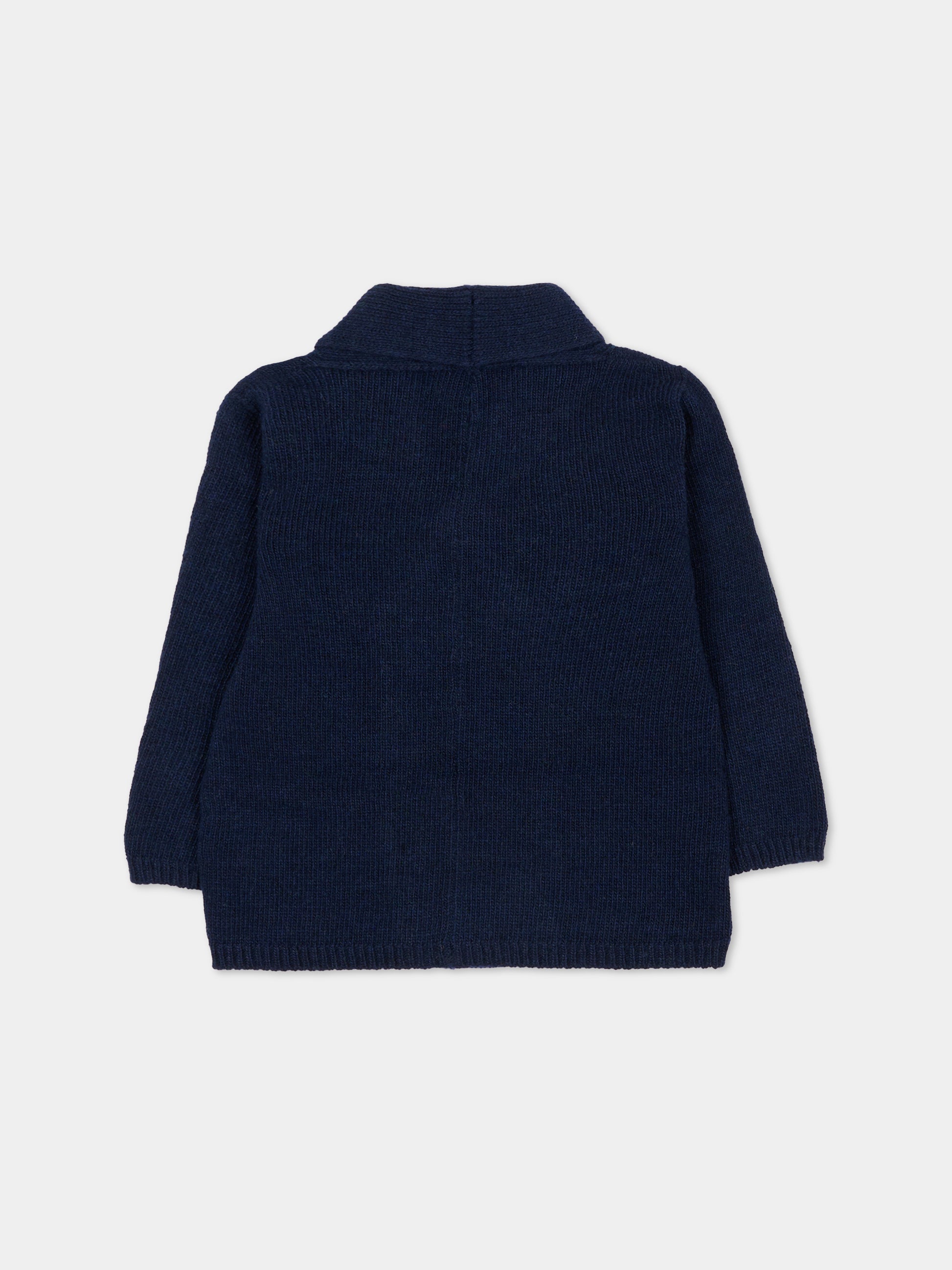 Cardigan blu per neonato,J.o. Milano,563Z1 BLU NOTTE