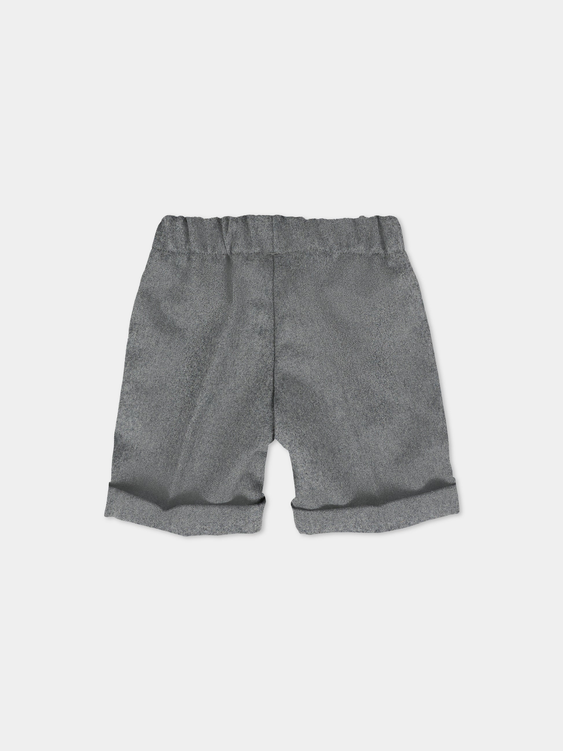 Shorts grigi per neonato,J.o. Milano,564Z1 GRIGIO