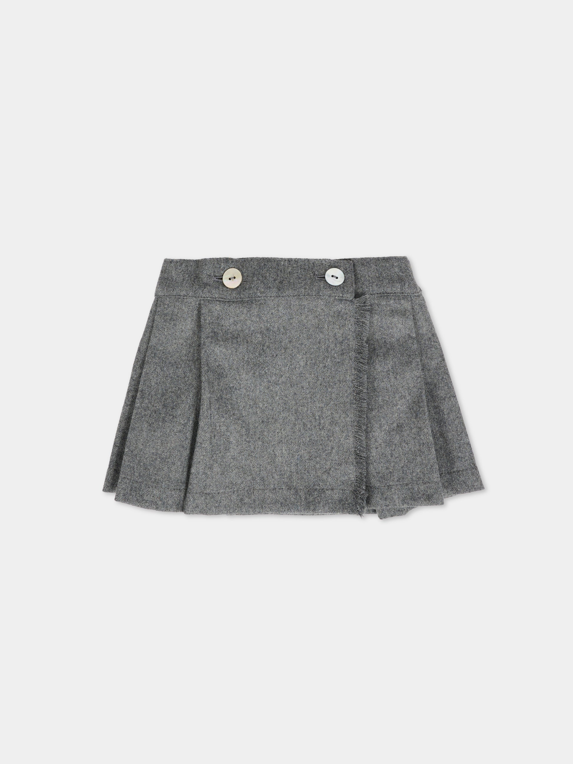 Gonna grigia per neonata,J.o. Milano,562X1 GRIGIO