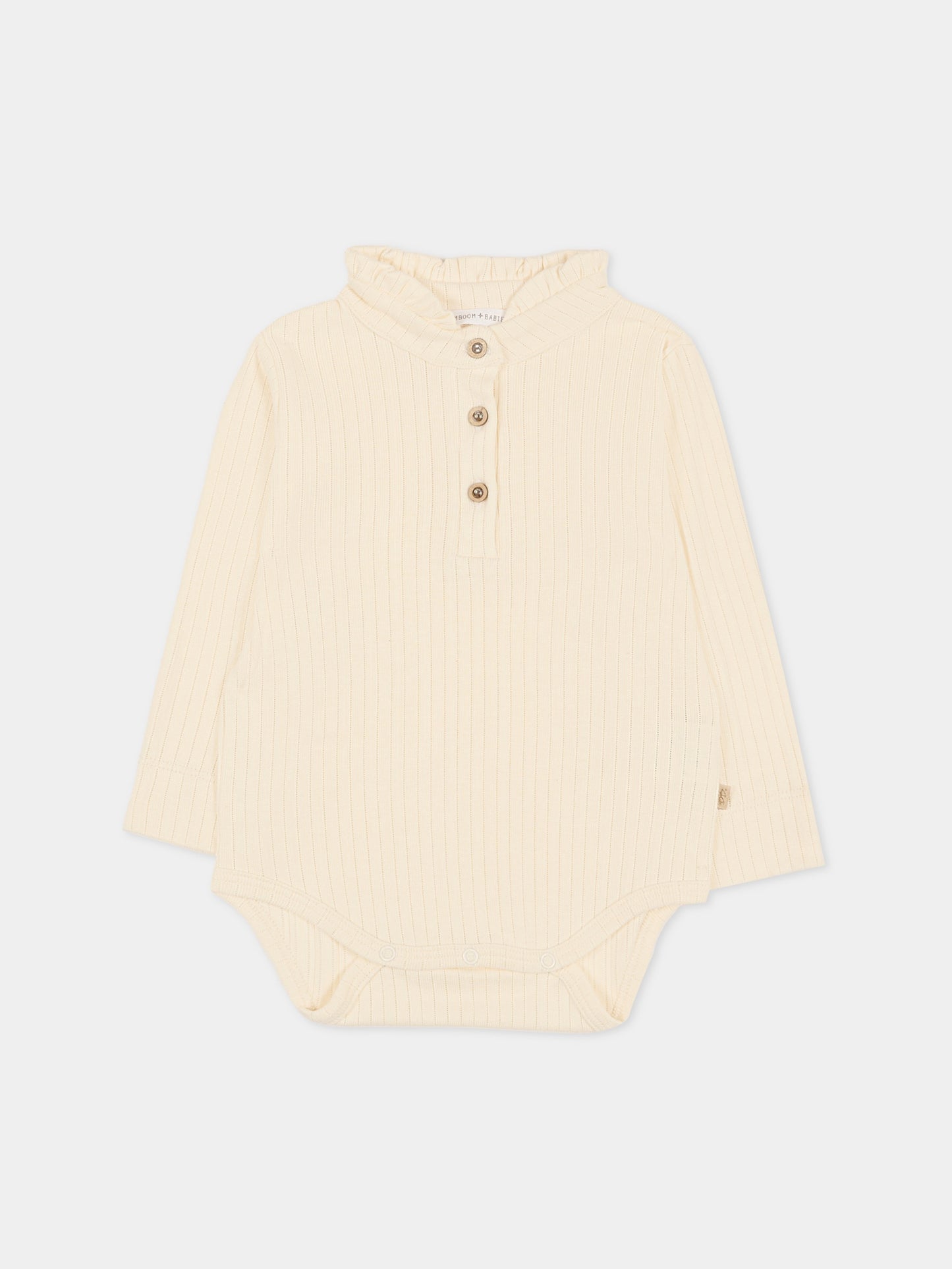Body avorio per neonata,Bamboom,1021 WARM WHITE