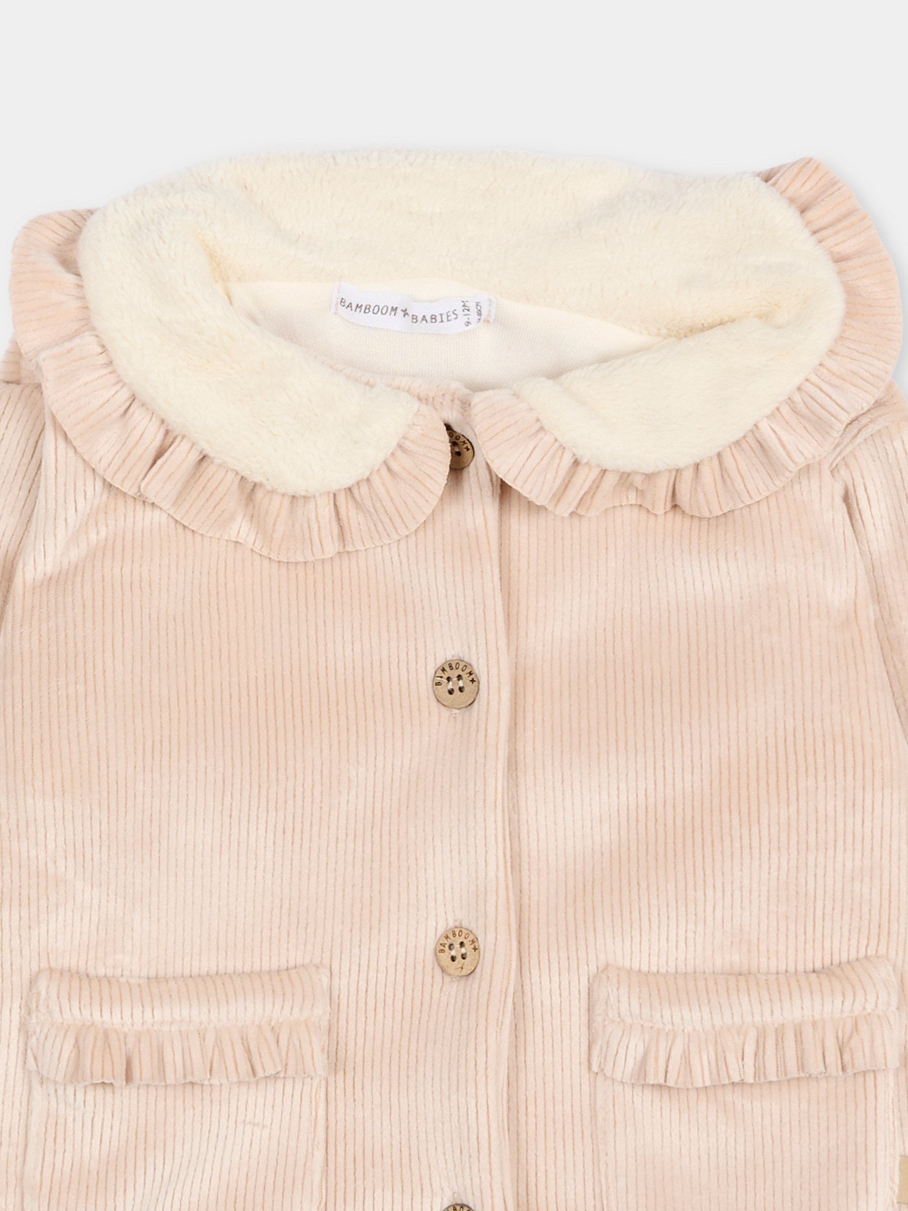 Giubbotto rosa per neonata,Bamboom,1034 VINTAGE PINK