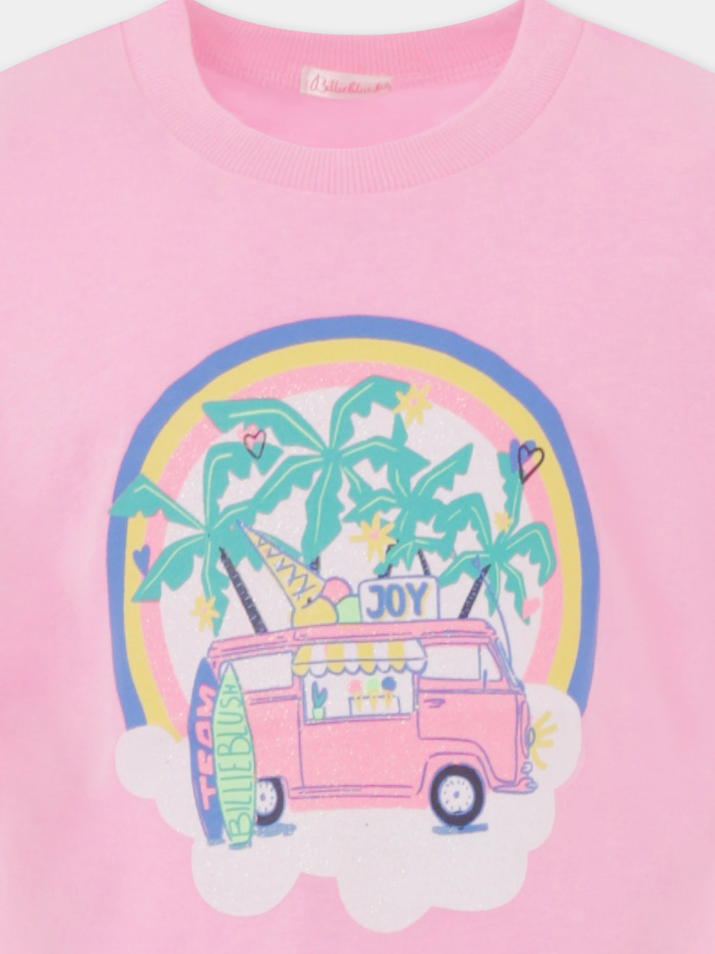 Pink t-shirt for girl with print