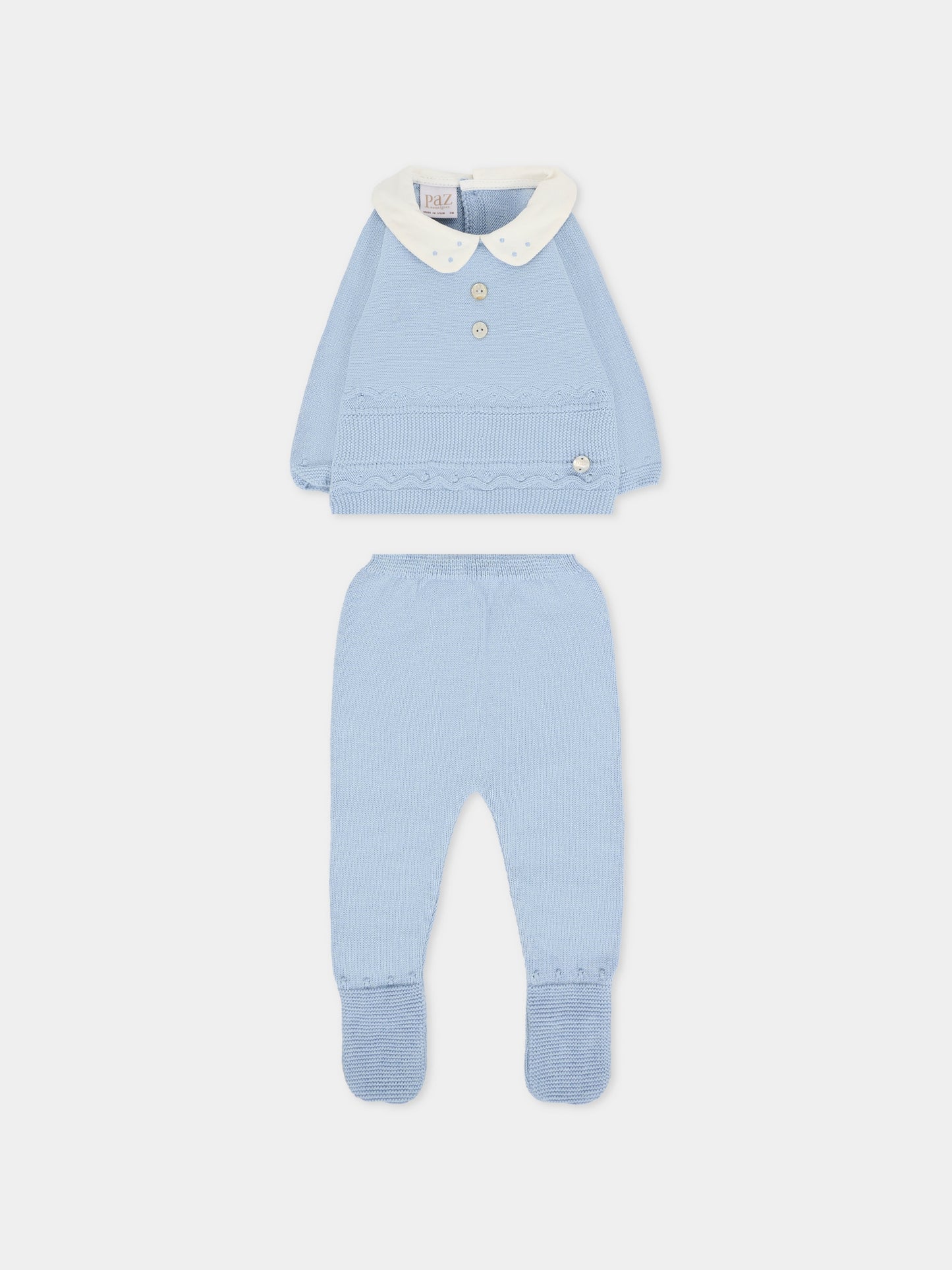 Completo nascita celeste per neonato con logo,Paz Rodríguez,103 123050 25 H94