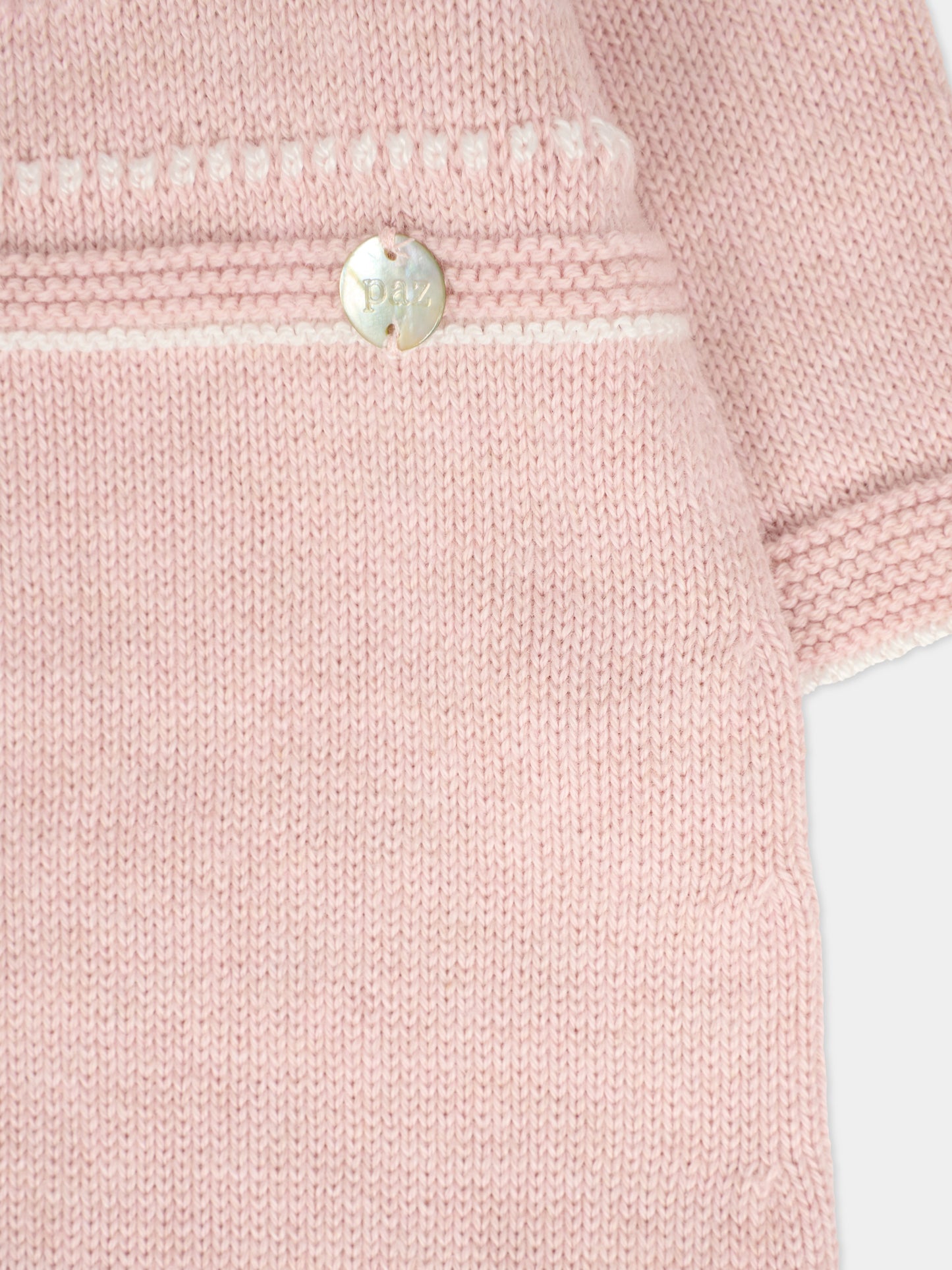 Set tutina rosa per neonata con logo,Paz Rodríguez,105 122789 3260 H94