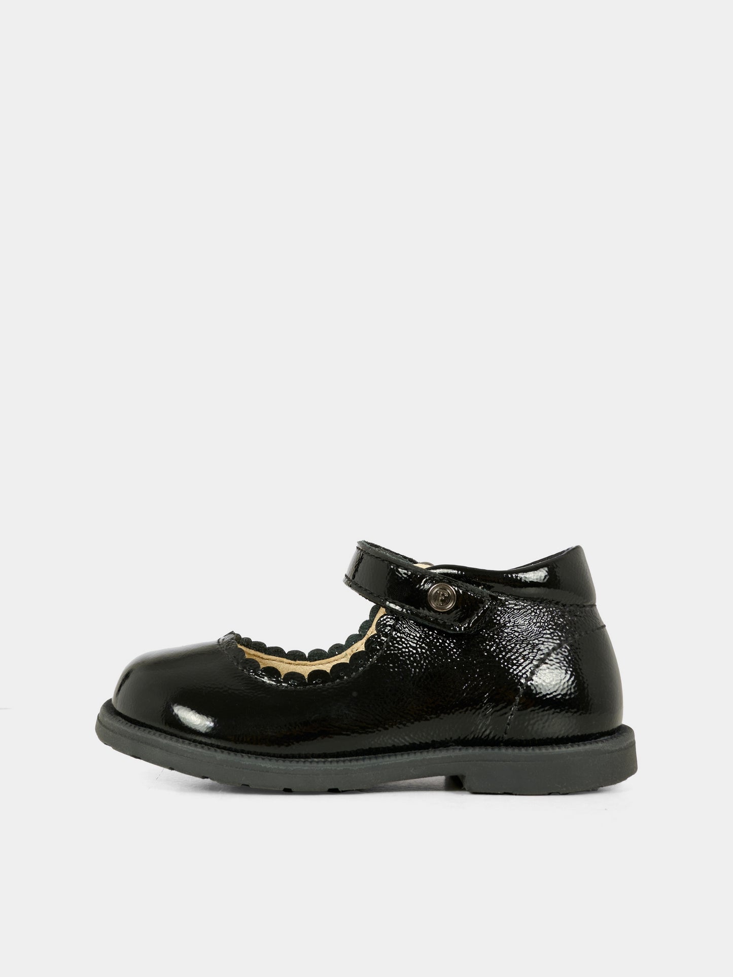 Ballerine nere per bambina con logo,Falcotto,0012019578 02 0A01