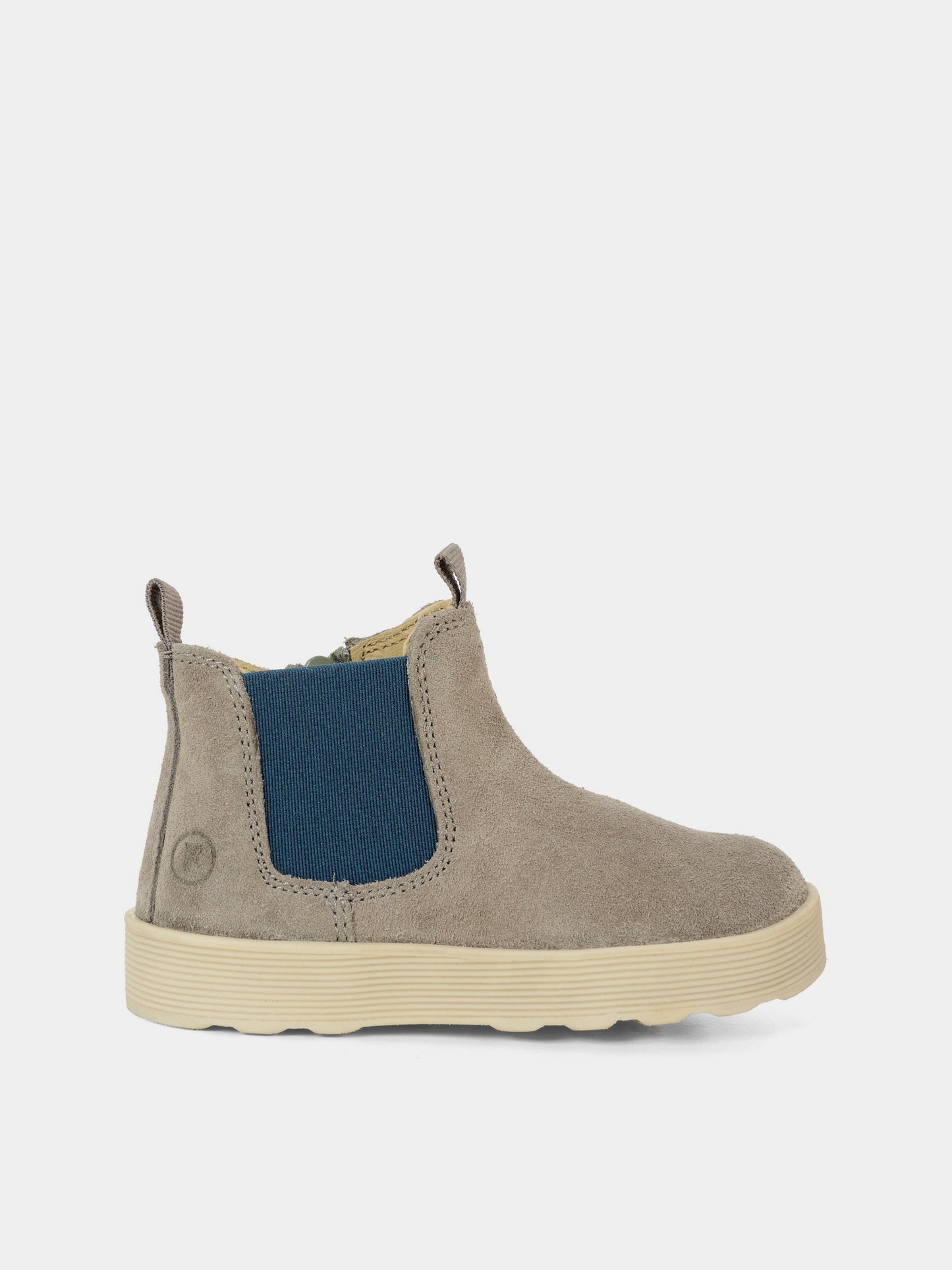 Sivaletti grigi per bambino con logo,Falcotto,0012501860 14 1B10