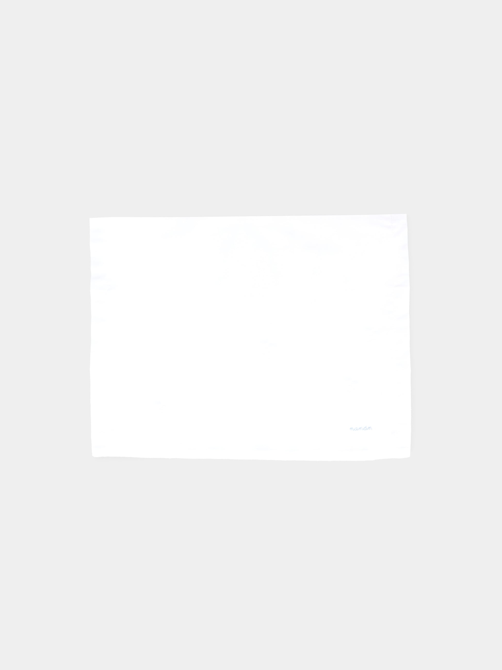 Set lenzuola bianco per neonato con ape e logo,Nanán,I25007A