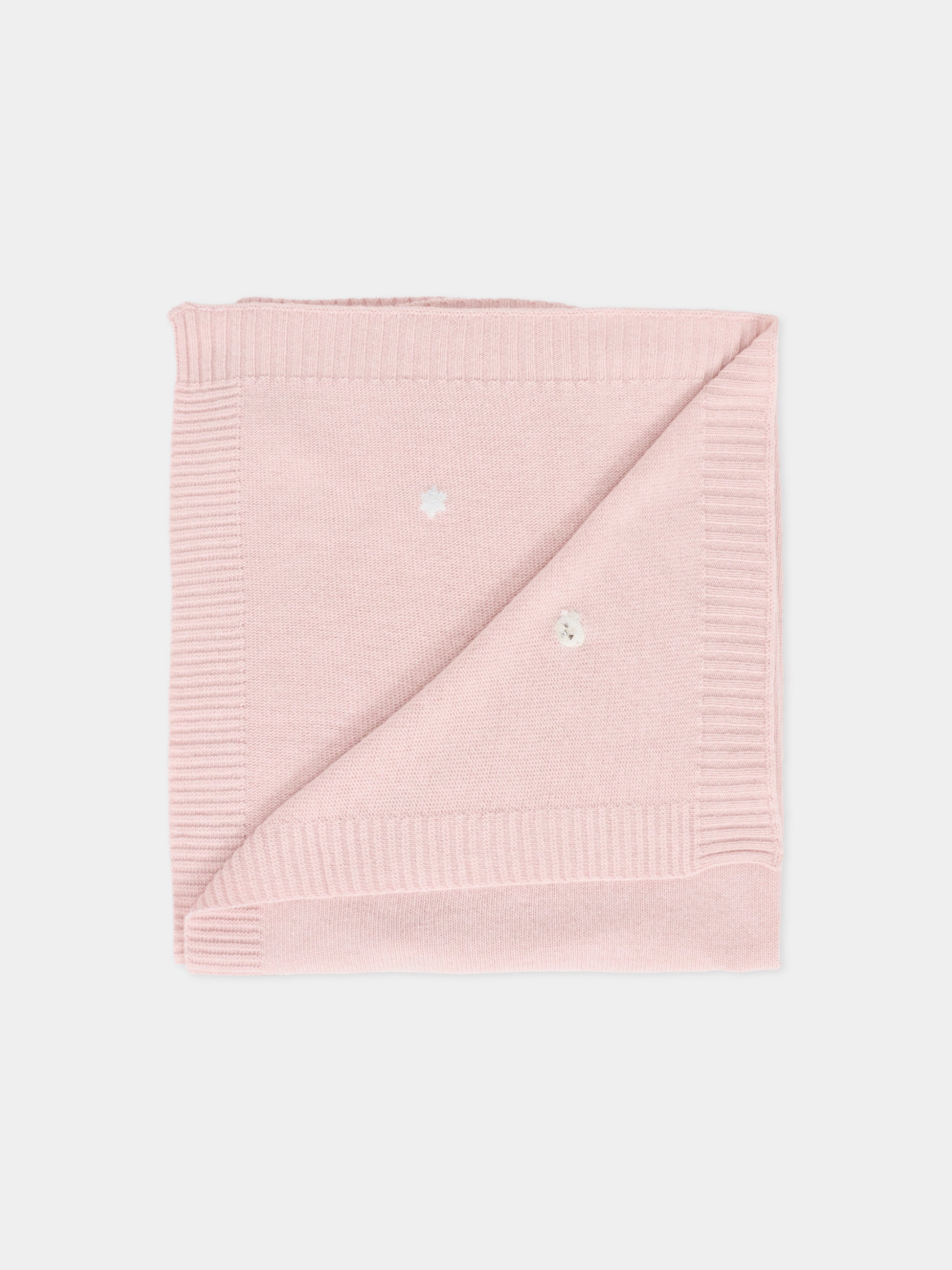 Coperta rosa per neonata con ape,Nanán,I25012R