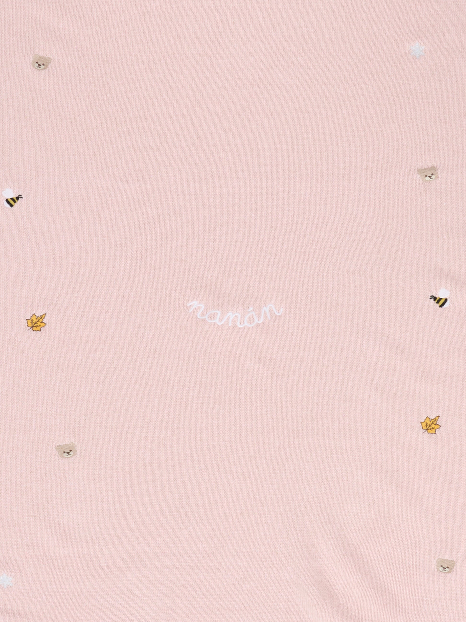 Coperta rosa per neonata con ape,Nanán,I25012R