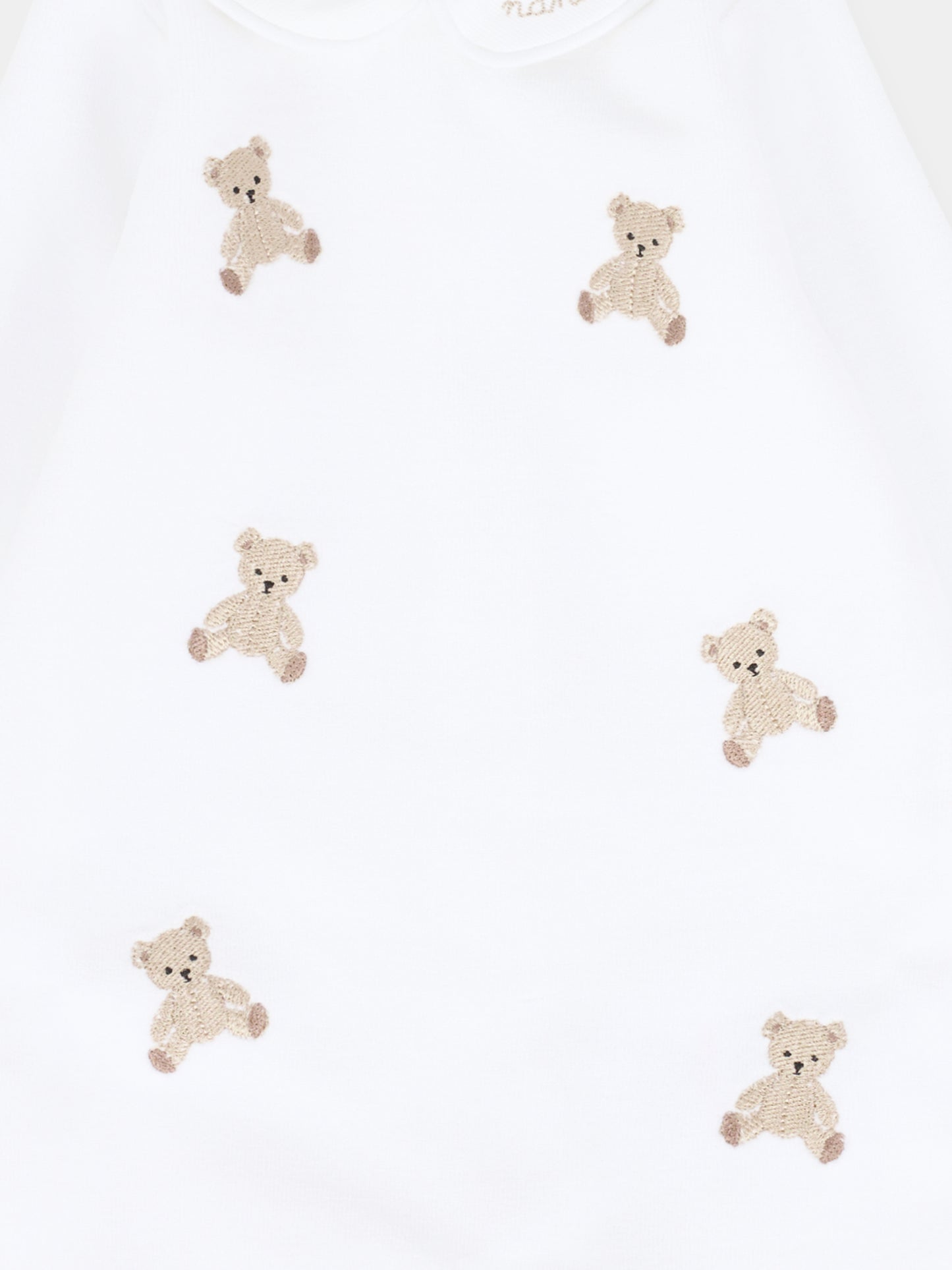 Tutina bianca per neonati con orsetti,Nanán,I25015B