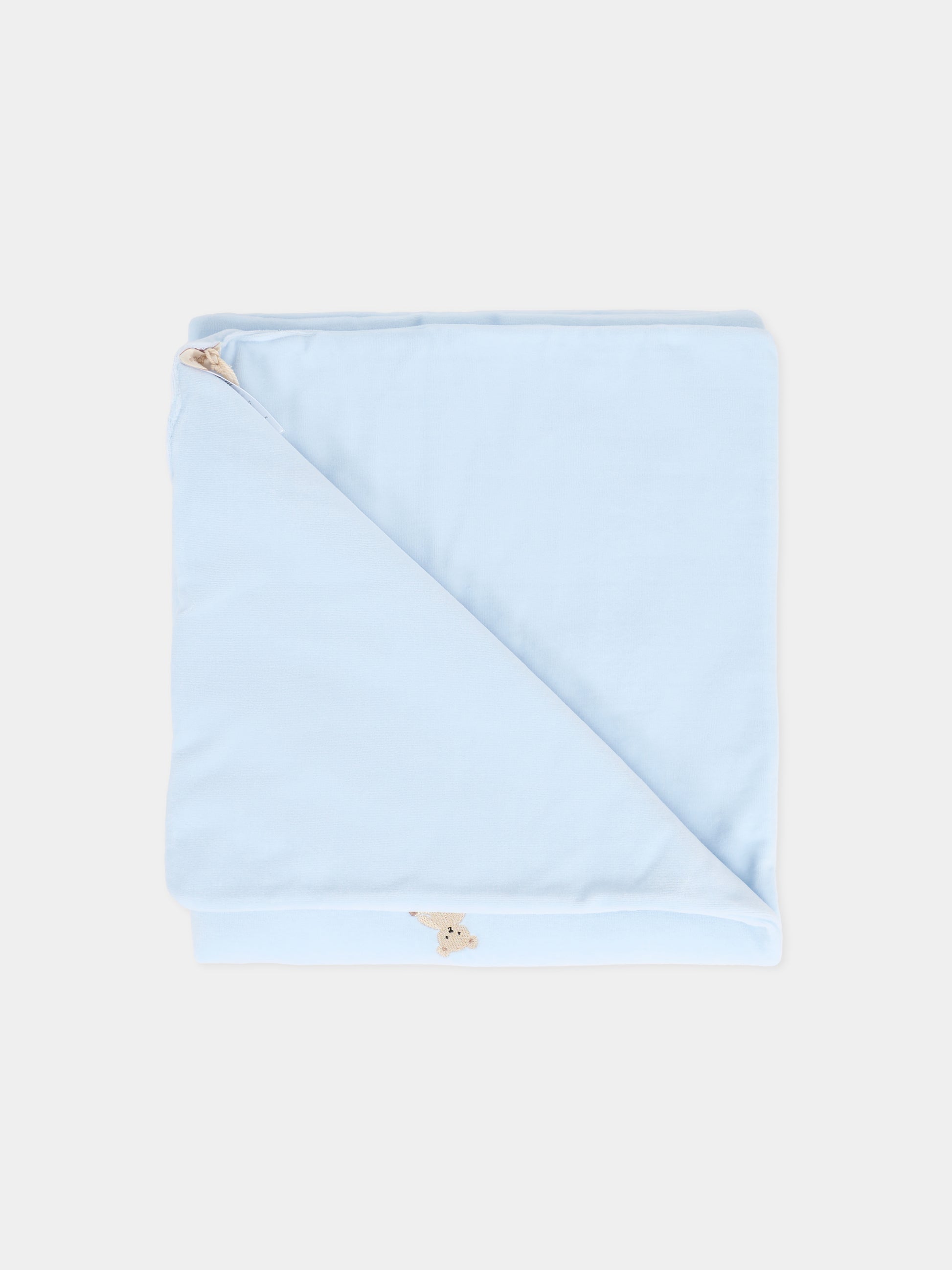 Coperta celeste per neonato con orsetti,Nanán,I25020A