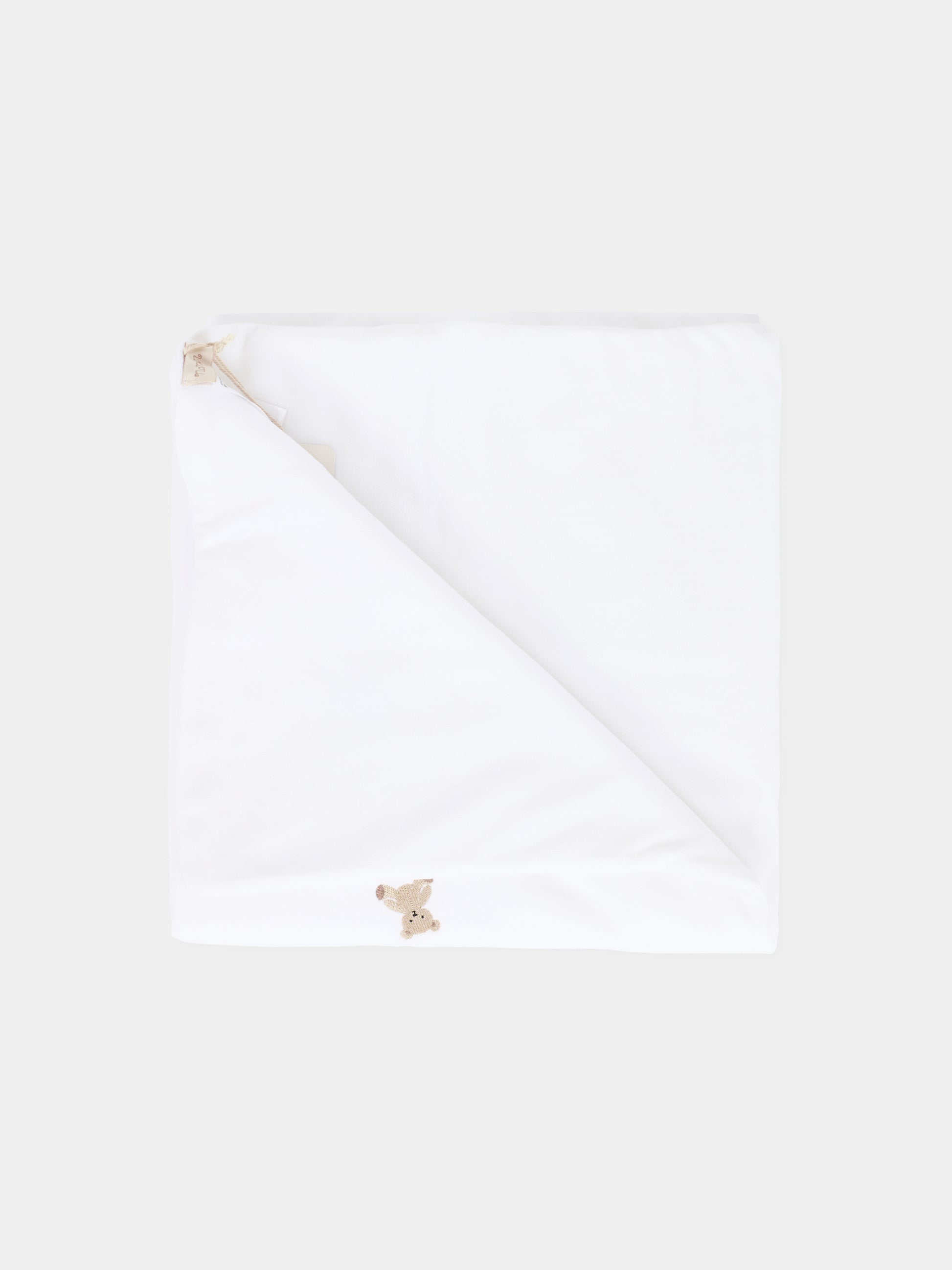 Coperta bianca per neonati con orsetti,Nanán,I25020B