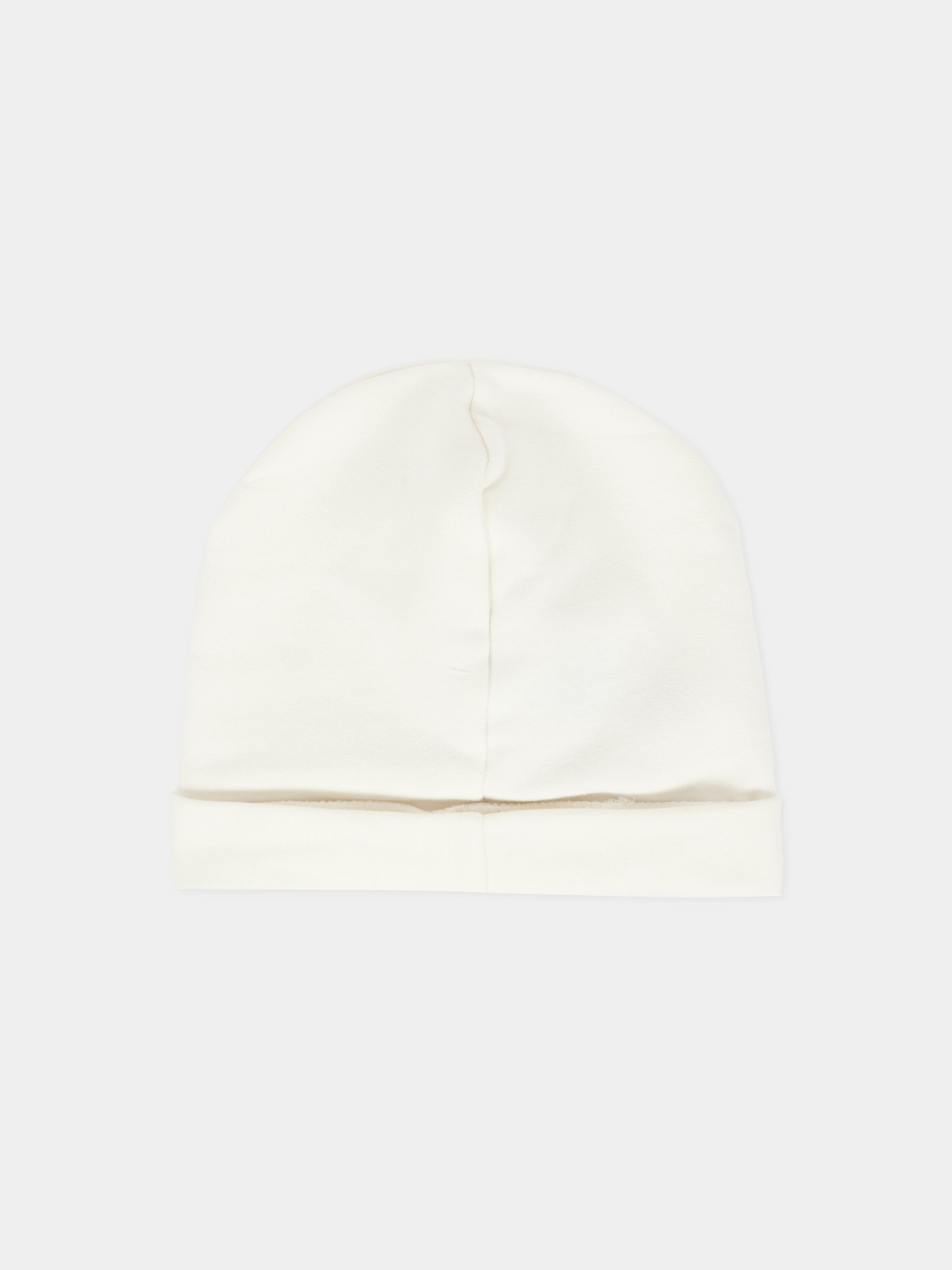 Cappello avorio per neonati con logo,Nanán,I25110P