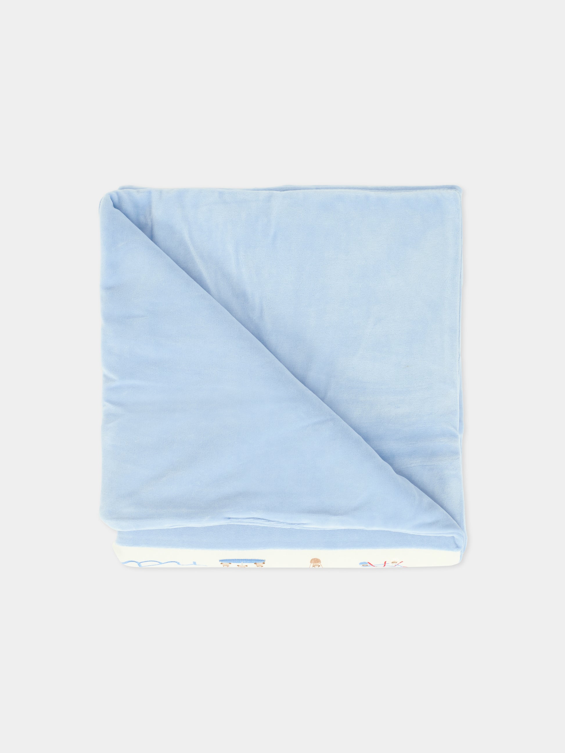 Coperta celeste per neonato con giostre,Nanán,I25133A
