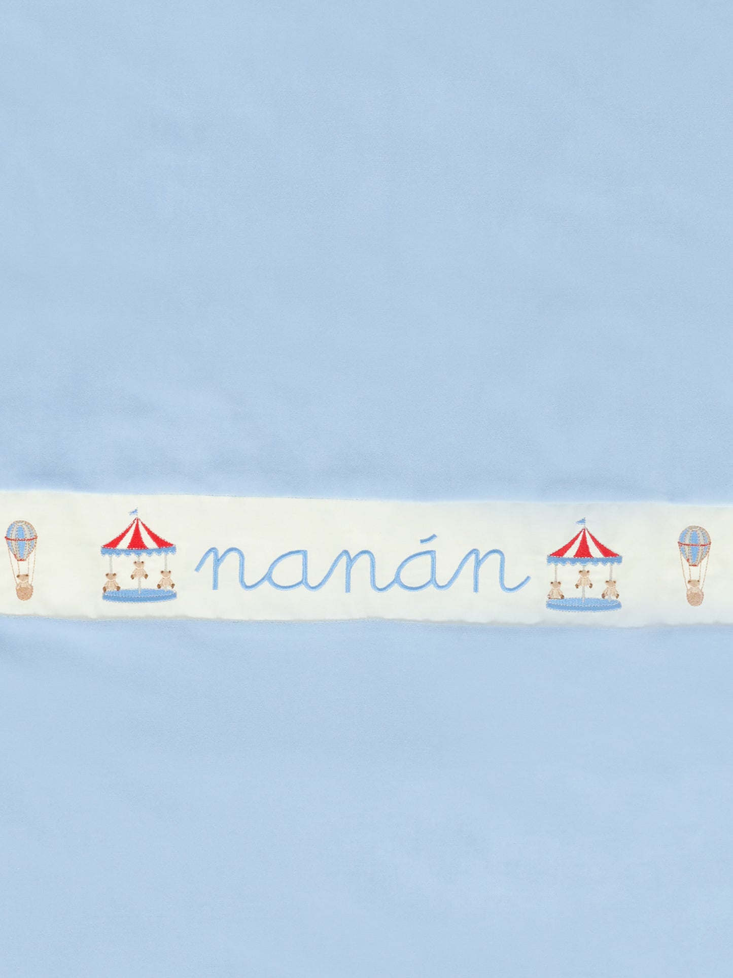 Coperta celeste per neonato con giostre,Nanán,I25133A