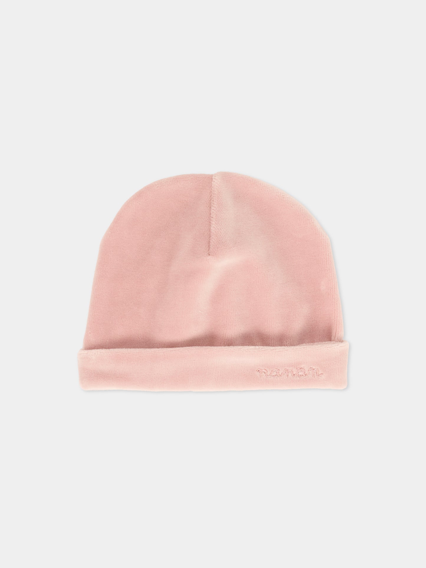 Cappello rosa per neonata con logo,Nanán,I25434R