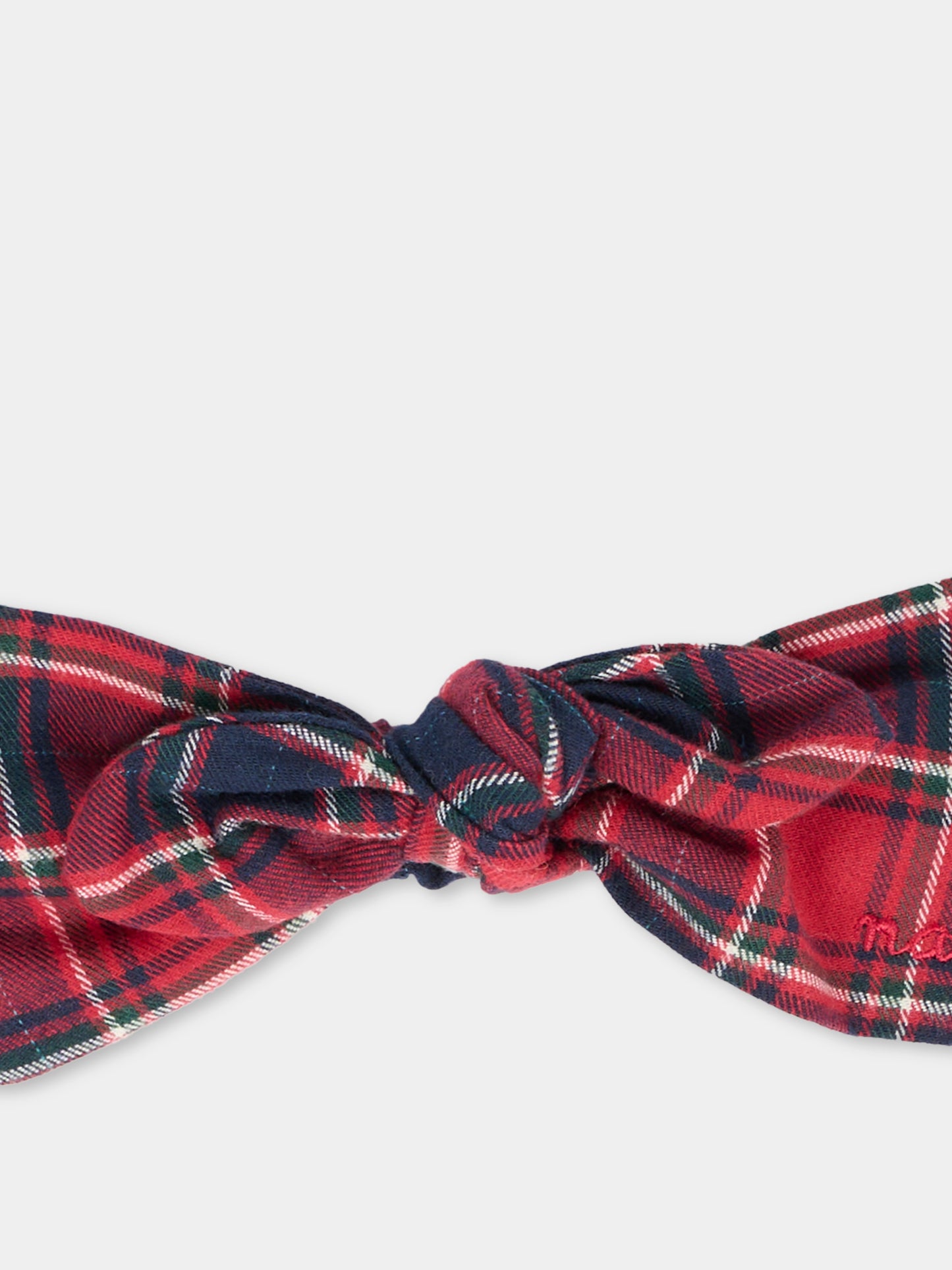 Fascia rossa per neonata con logo,Nanán,I25447RS