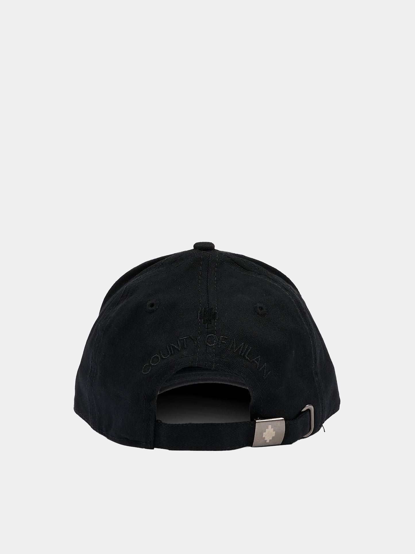 Cappello nero per bambino con logo,County Of Milan Kids,F5CMJUBC103 110