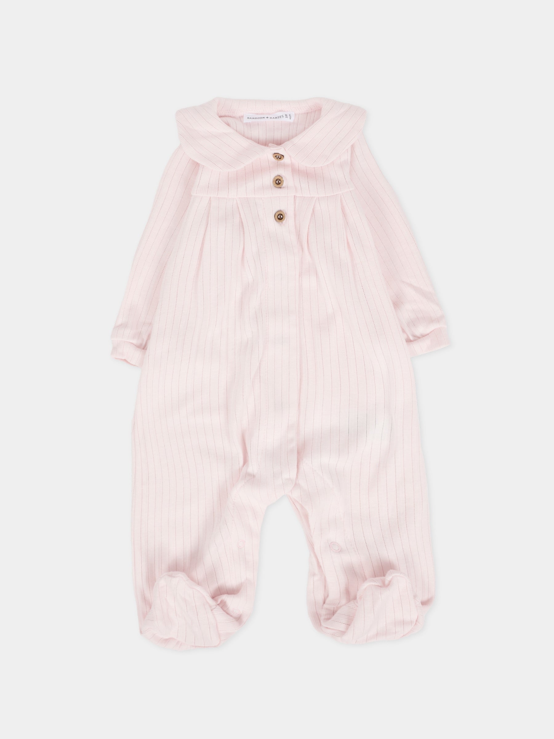 Tutina rosa per neonata,Bamboom,1047 PINK BLUSH