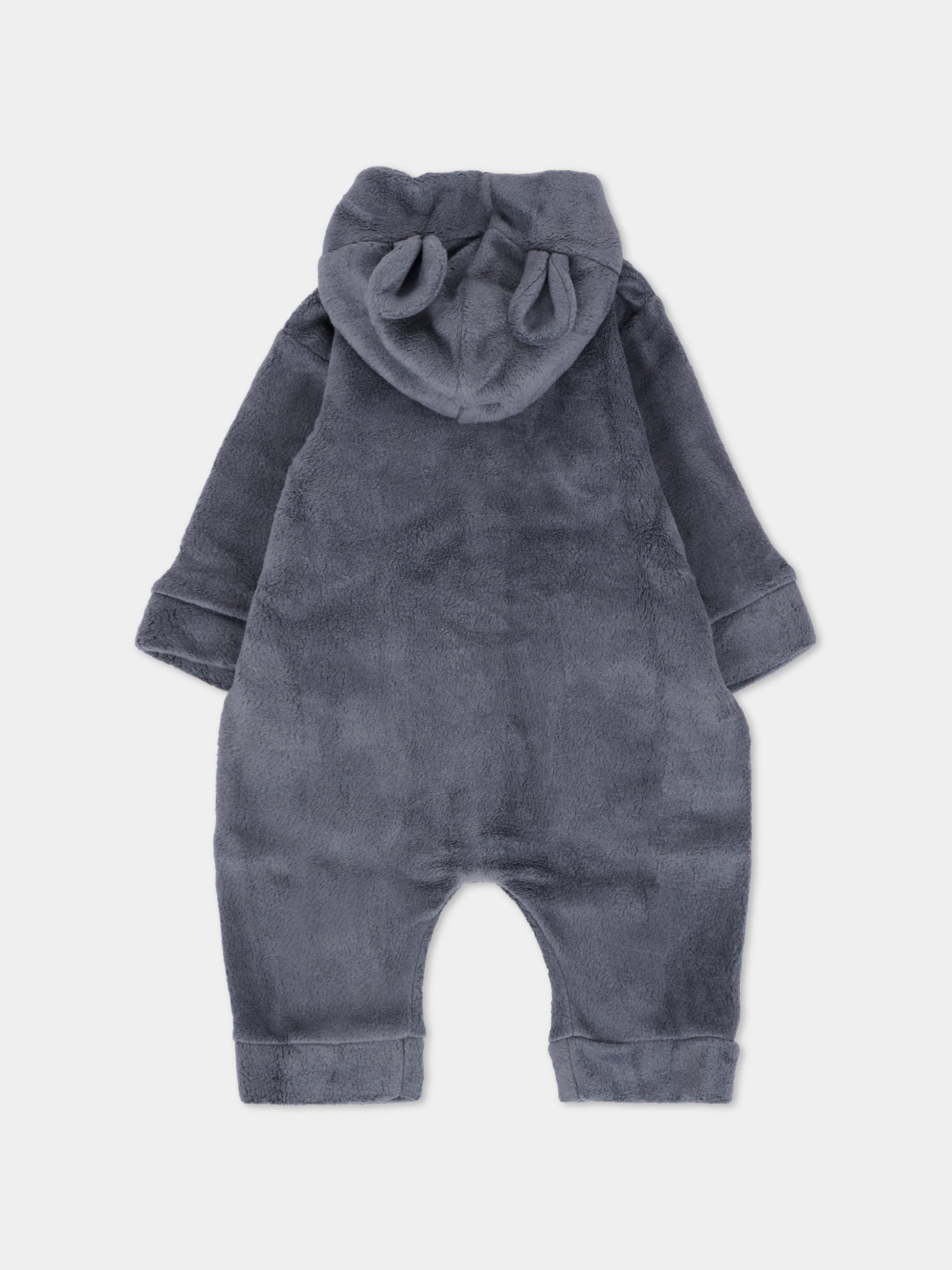 Tutina grigia per neonato con cappuccio,Bamboom,1066 MIDNIGHT BLUE