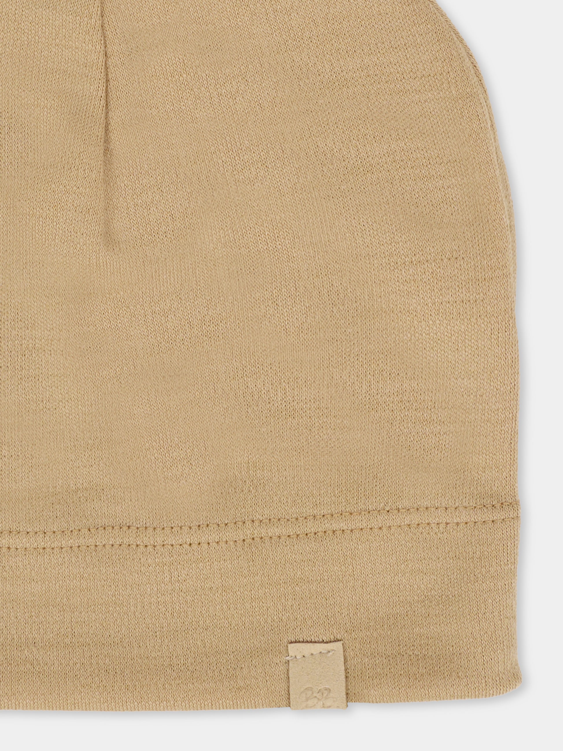 Berretto beige per neonati,Bamboom,1077 MOCHA SAND