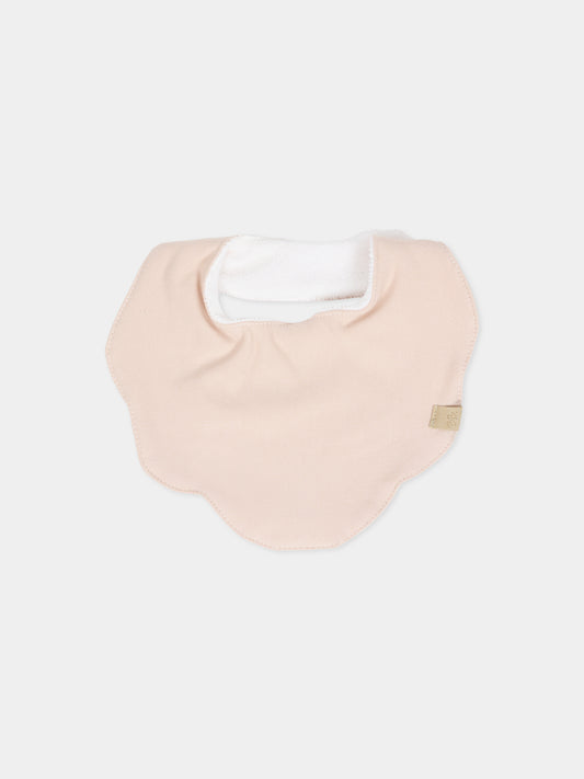 Bavaglino rosa per neonata,Bamboom,1079 VINTAGE PINK