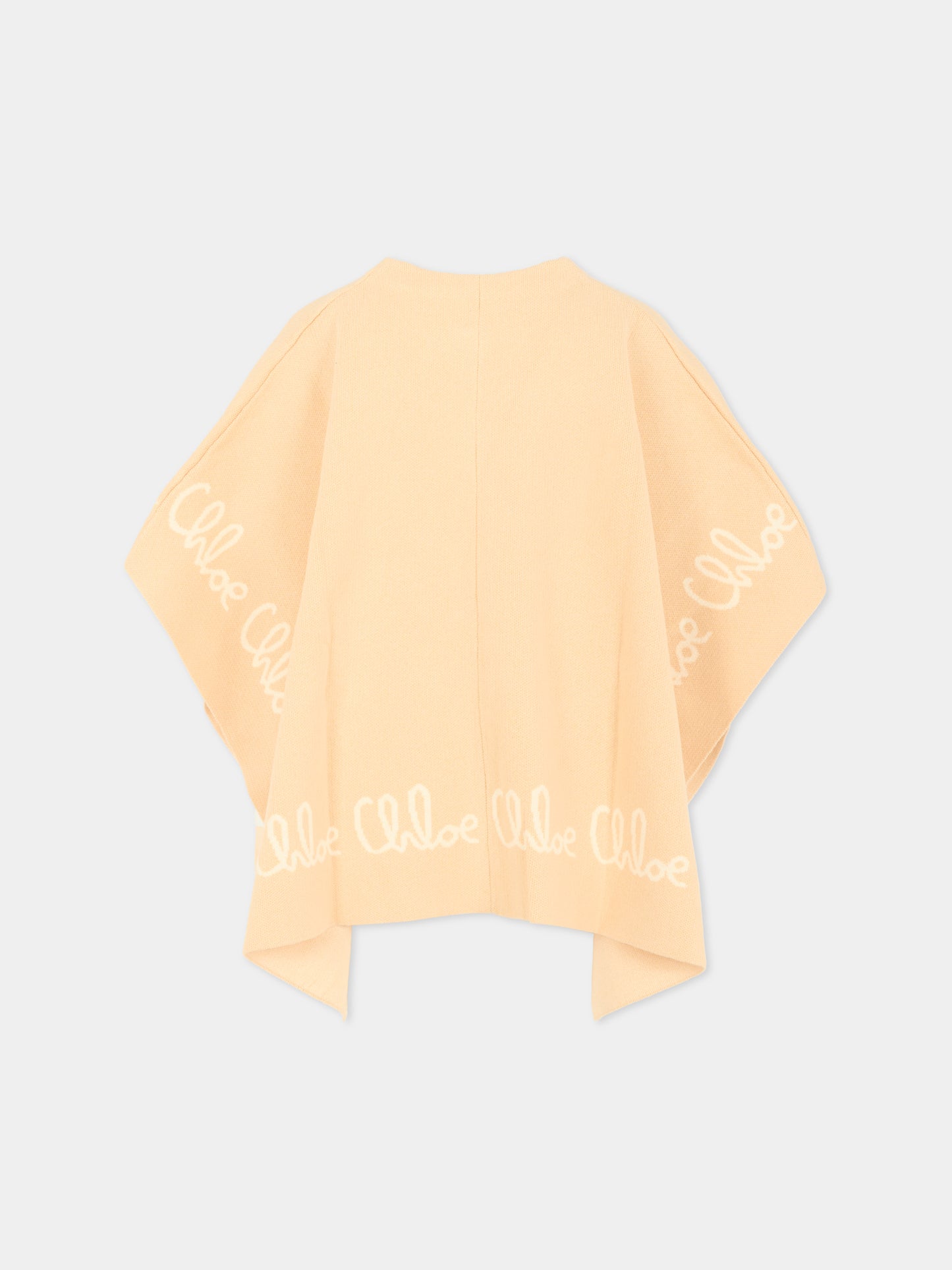 Cappa rosa per bambina con logo,Chloé Kids,C20667 257