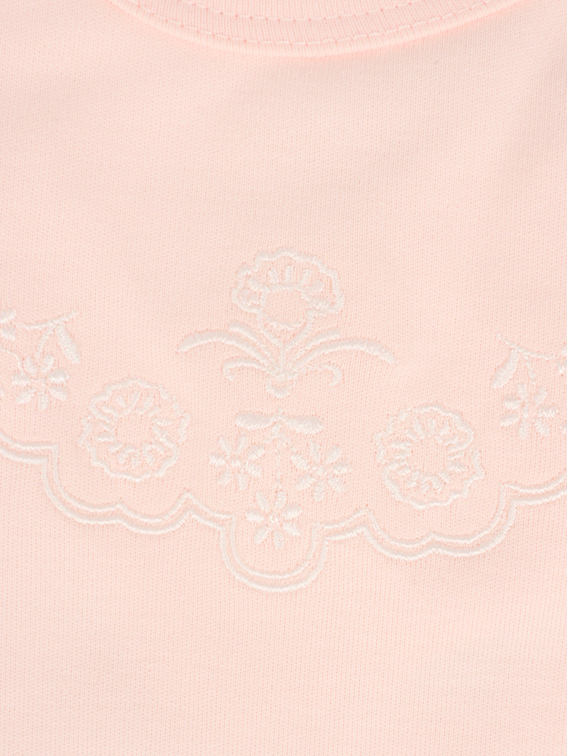 Set tutina rosa per neonata con motivo floreale,Chloé Kids,C20774 45Q